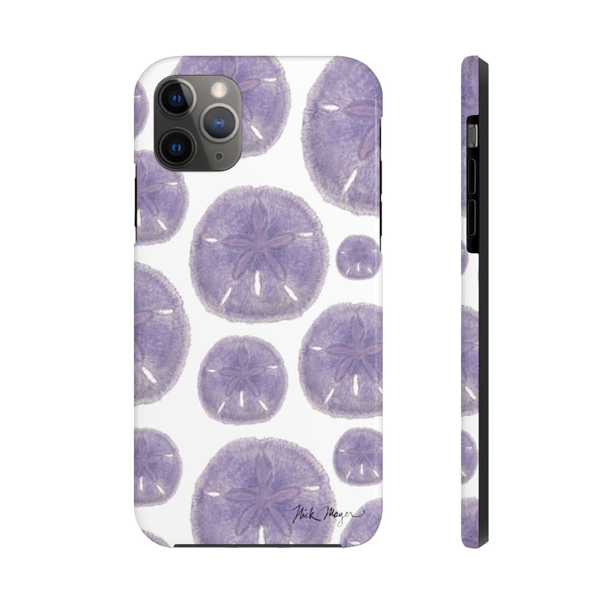 Purple Sand Dollars Phone Case (iPhone)