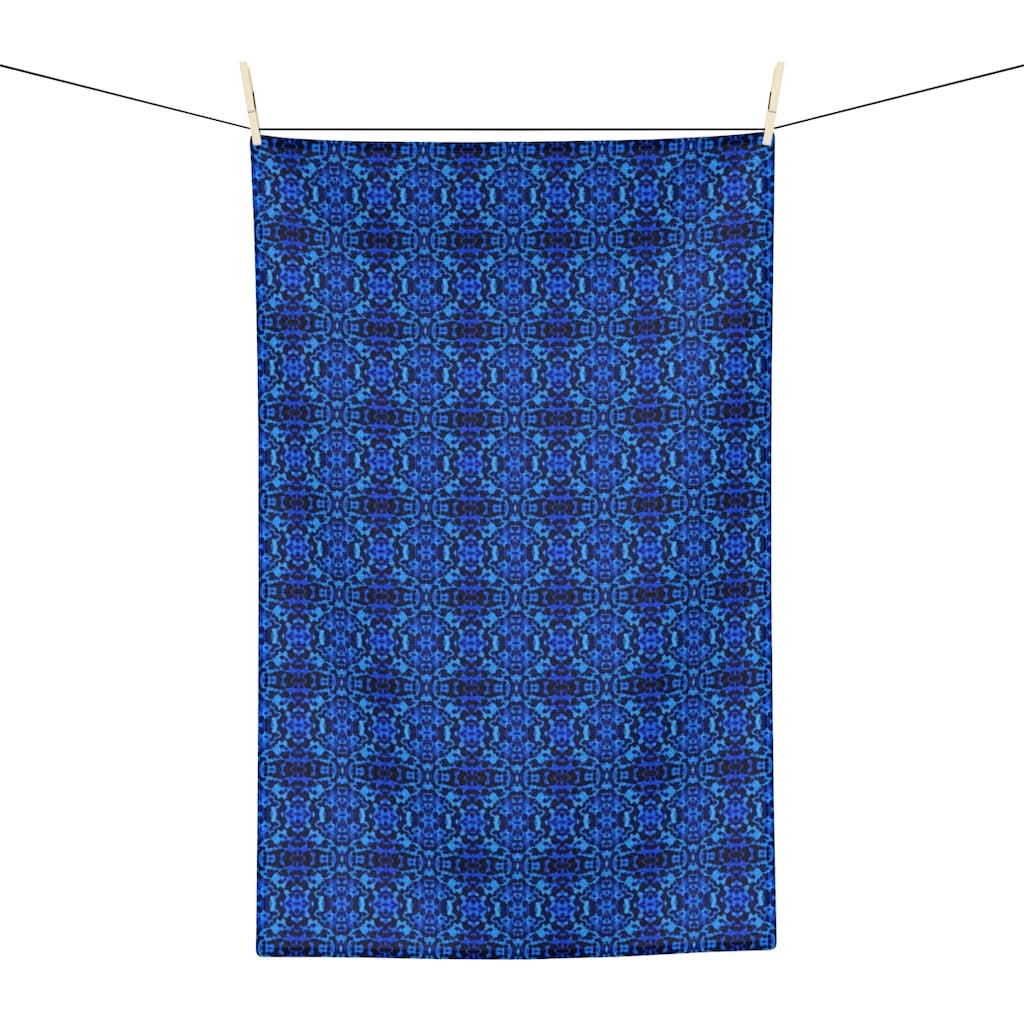Blue Lobster Pattern Soft Kitchen Towel