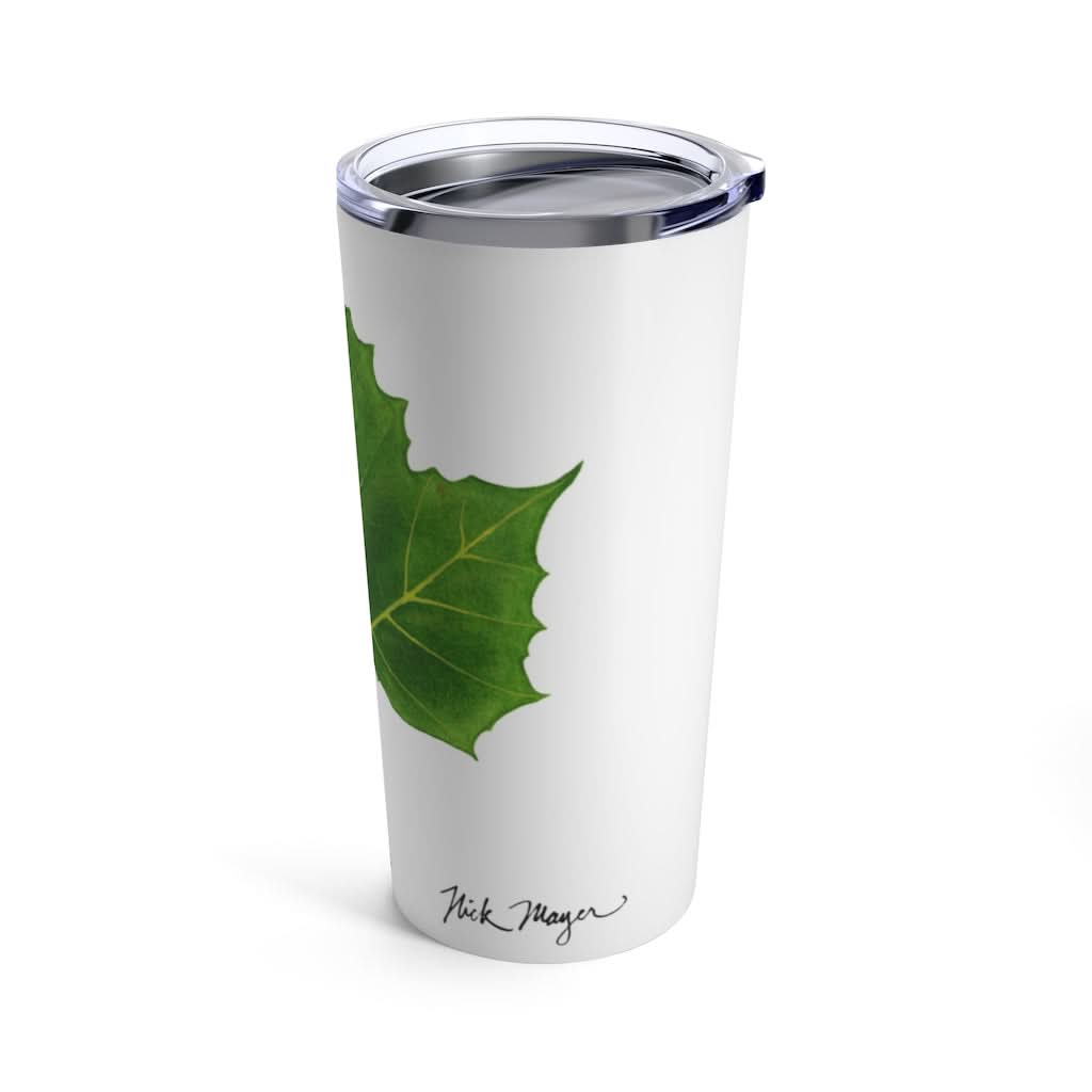 Sycamore Leaf, 20 oz Steel Tumbler