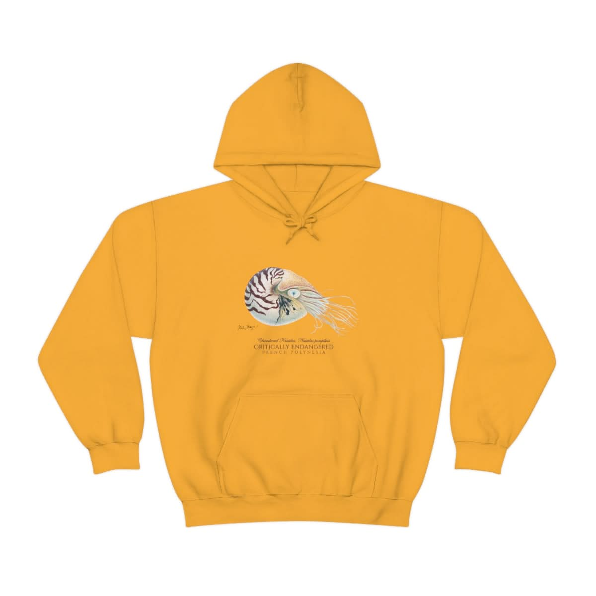 Endangered Chambered Nautilus Warm Hoodie