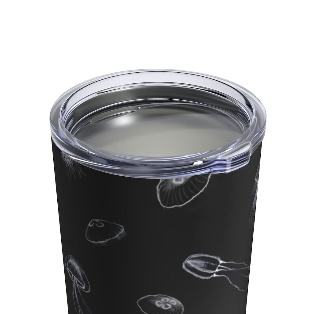 Night Jellyfish, 10 oz Steel Tumbler