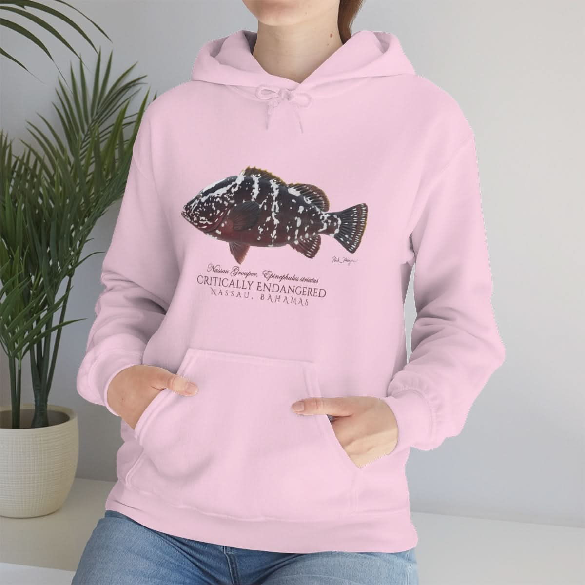 Endangered Nassau Grouper Warm Hoodie