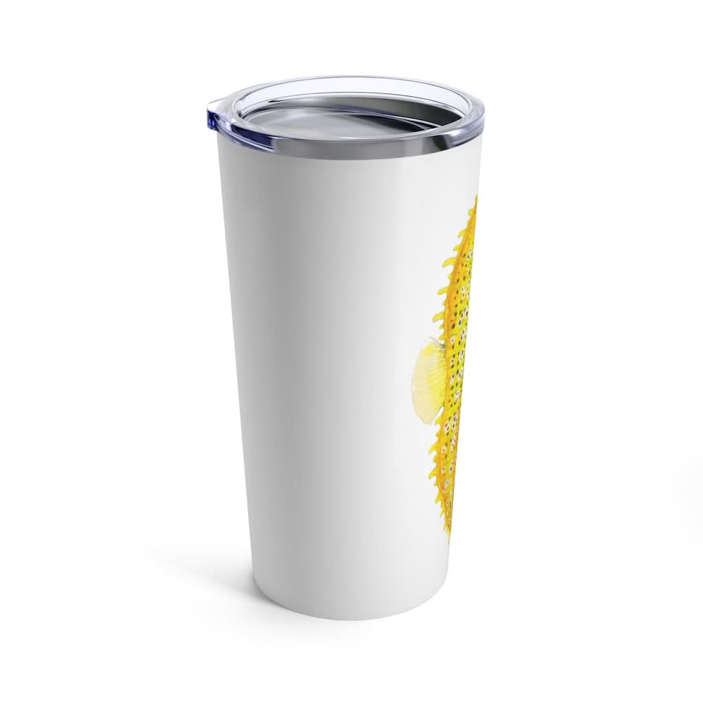 Yellow Seahorse 4, 20 oz Steel Tumbler