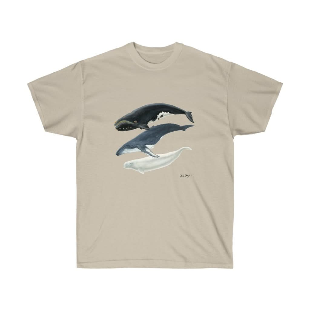 3 Whales Cotton Tee