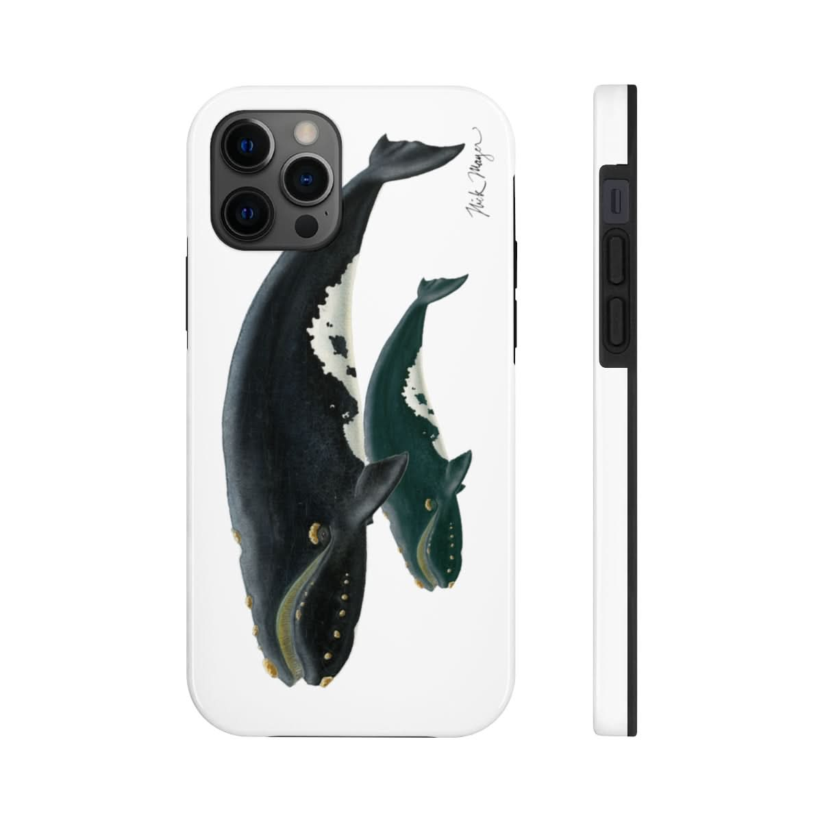 Mother & Calf Right Whale Phone Case (iPhone)