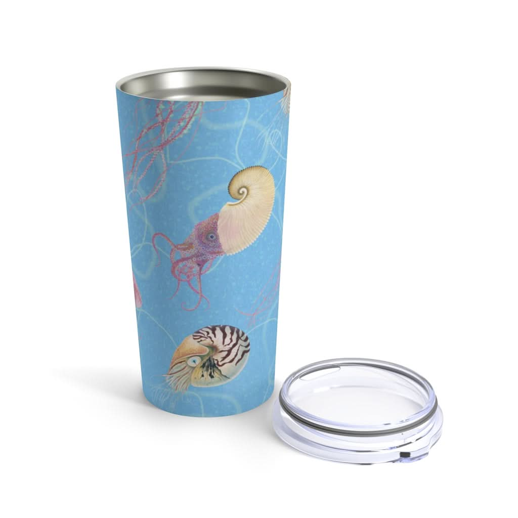 Blue Nautilus, 20 oz Steel Tumbler