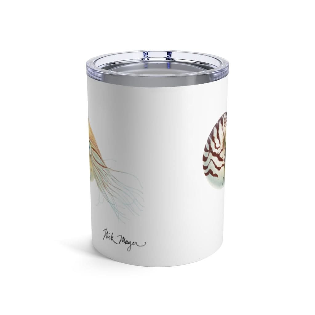 Chambered Nautilus, 10 oz Steel Tumbler