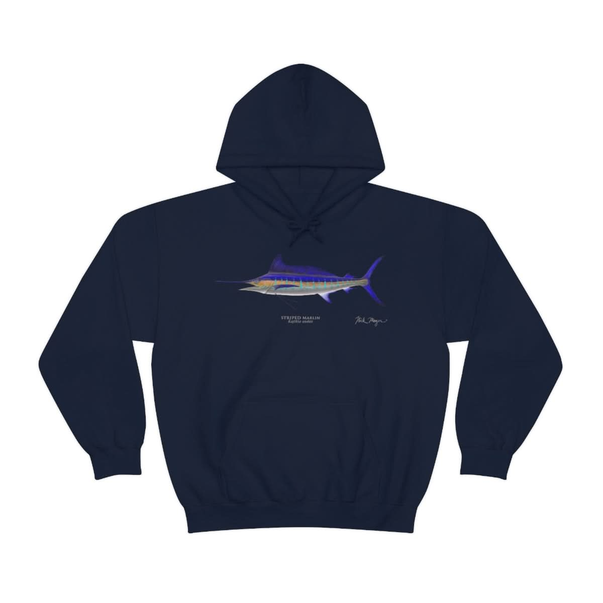 Striped Marlin Warm Hoodie