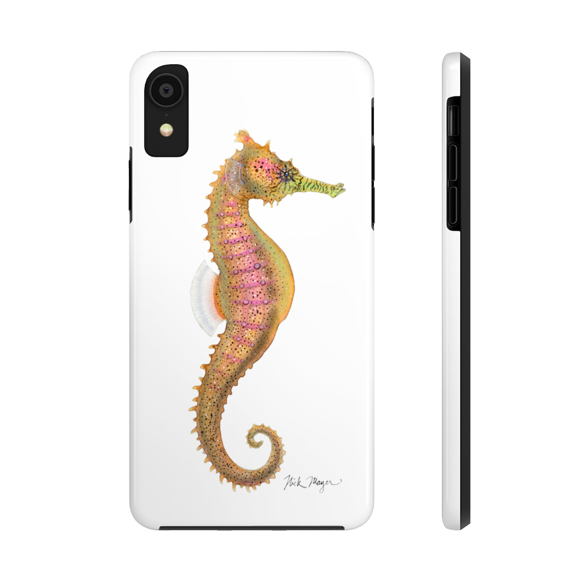 Pink Seahorse Phone Case (iPhone)