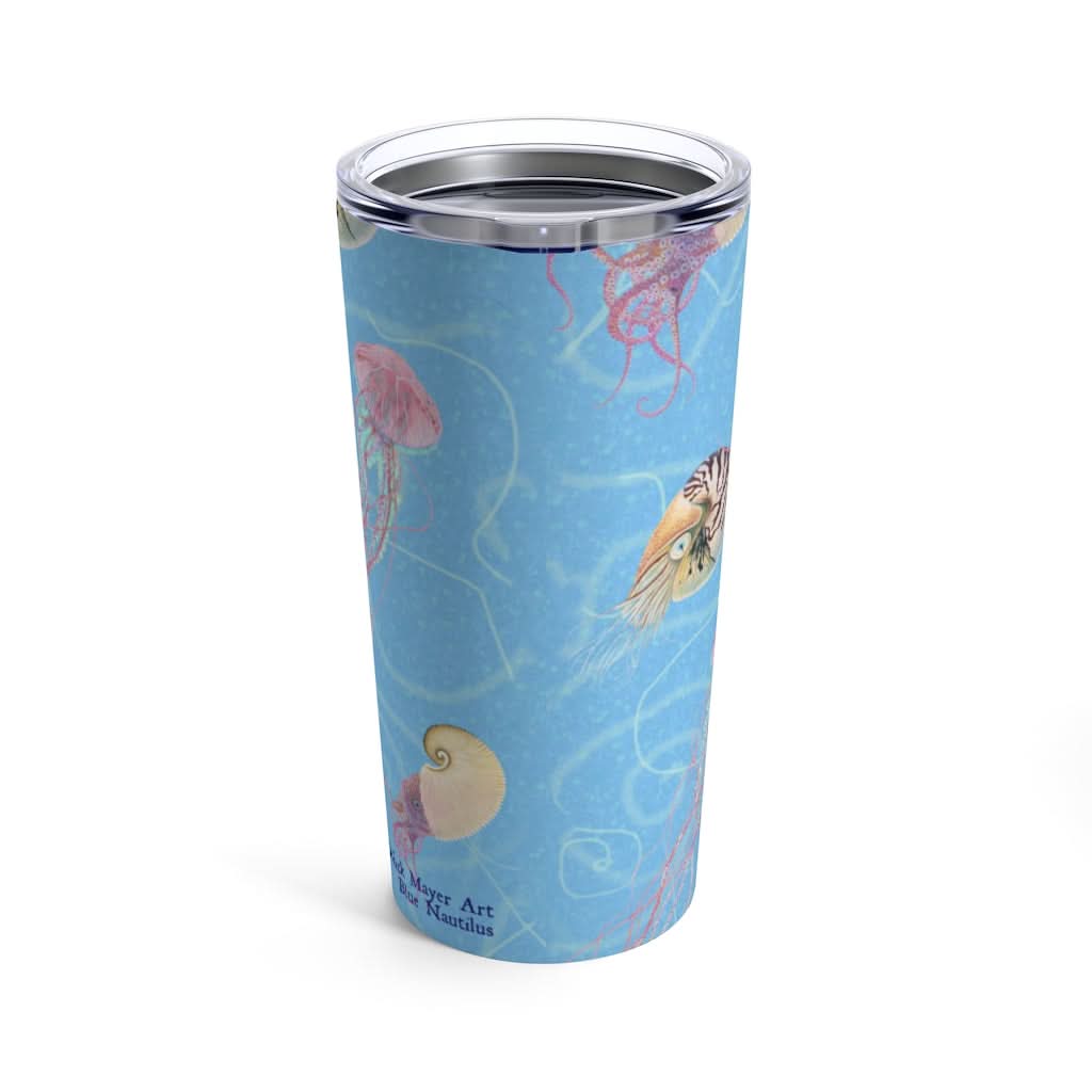 Blue Nautilus, 20 oz Steel Tumbler
