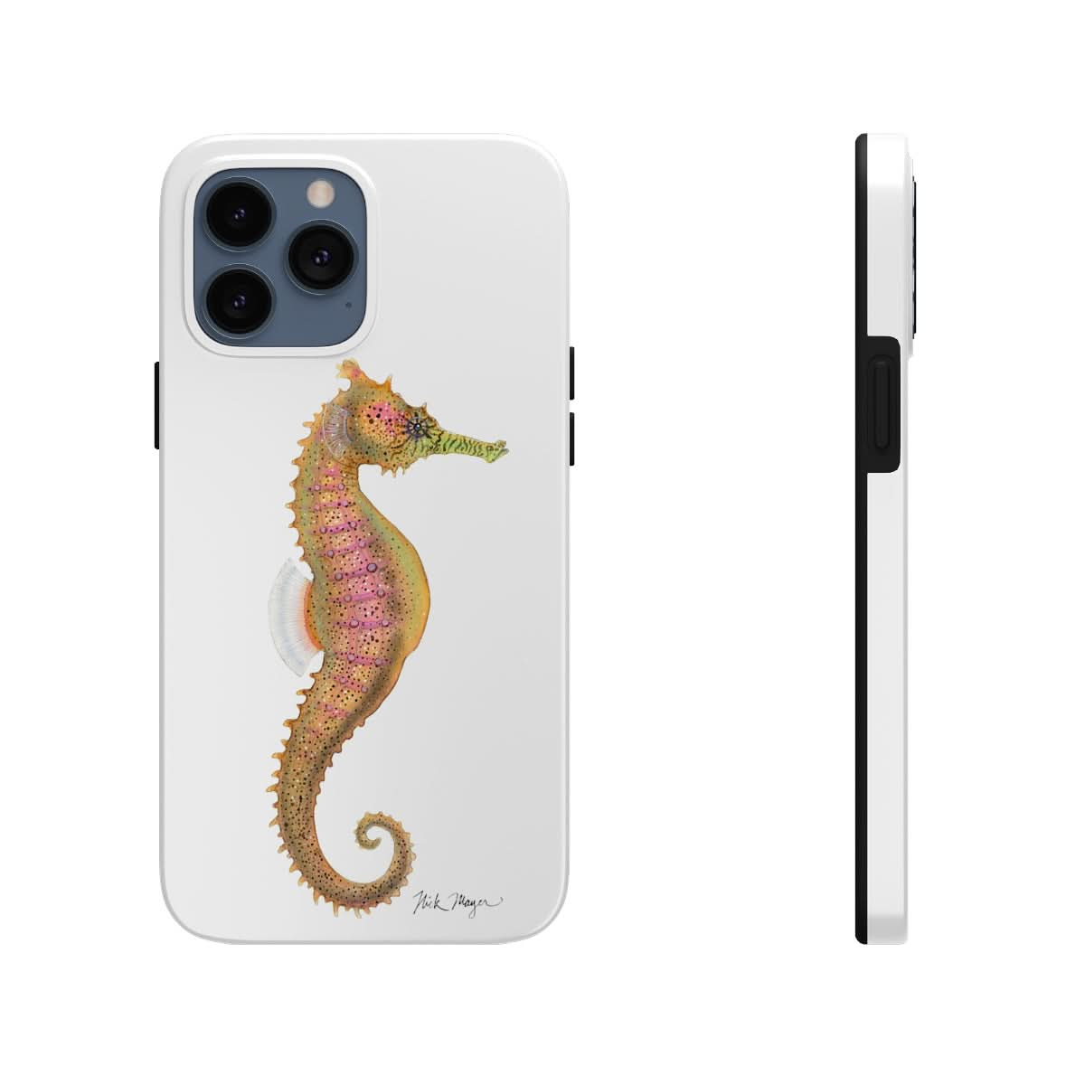 Pink Seahorse Phone Case (iPhone)