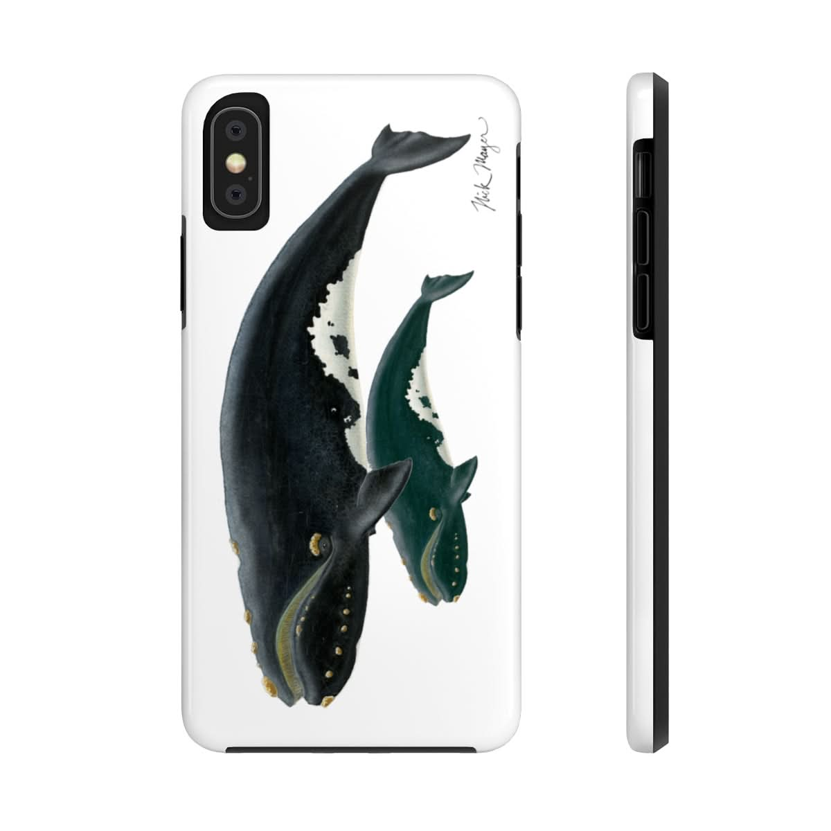 Mother & Calf Right Whale Phone Case (iPhone)