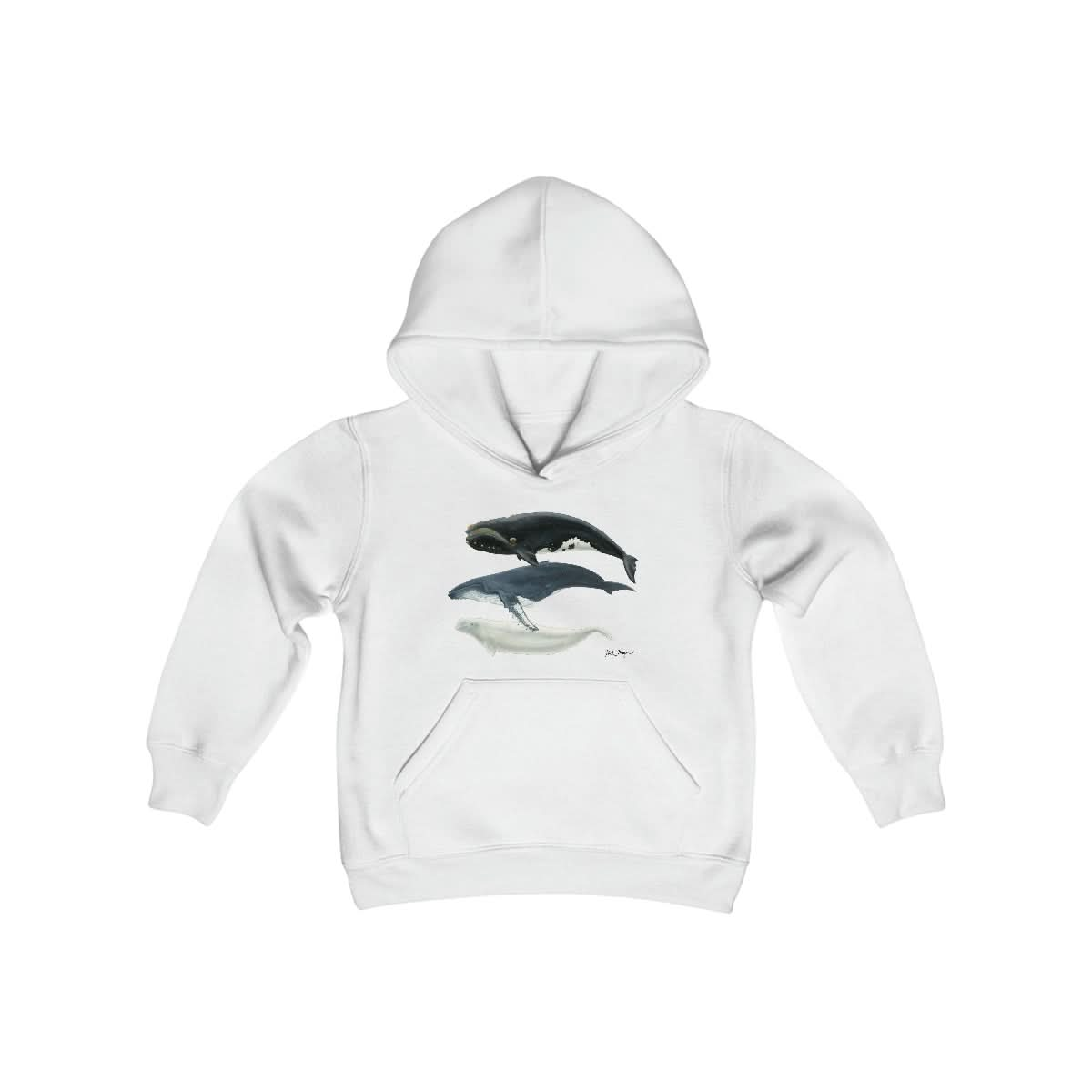 3 Whales Youth Warm Hoodie