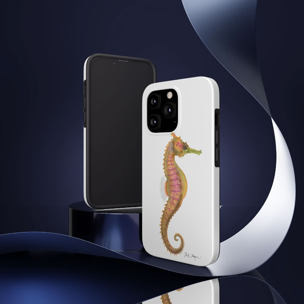 Pink Seahorse Phone Case (iPhone)