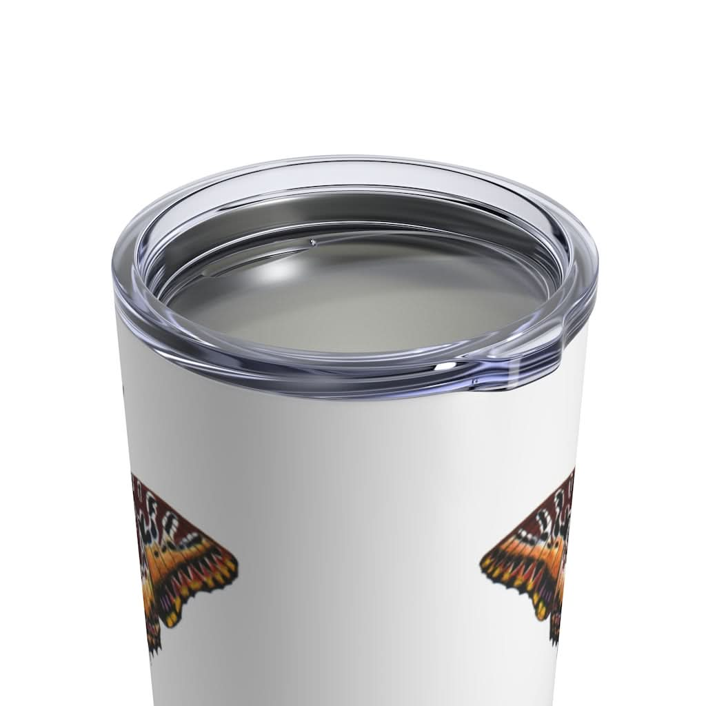 Maroon Butterfly, 10 oz Steel Tumbler