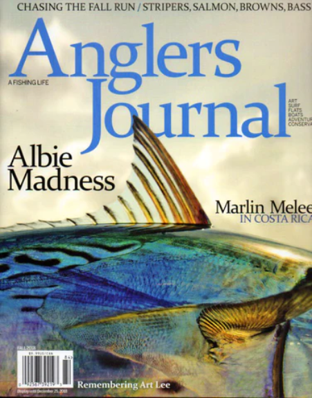 Atlantic Salmon Pencil Sketch Featured in Anglers Journal Magazine