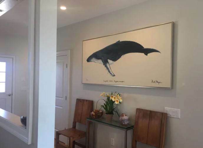 New Masterwork Canvas finds a great home at Tiggy Health Studio on Fishers Island!