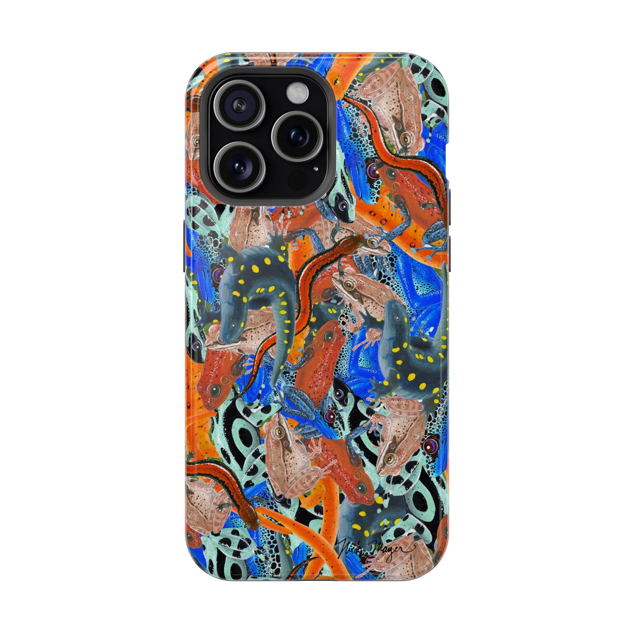 Frogs and Salamanders MagSafe iPhone Case