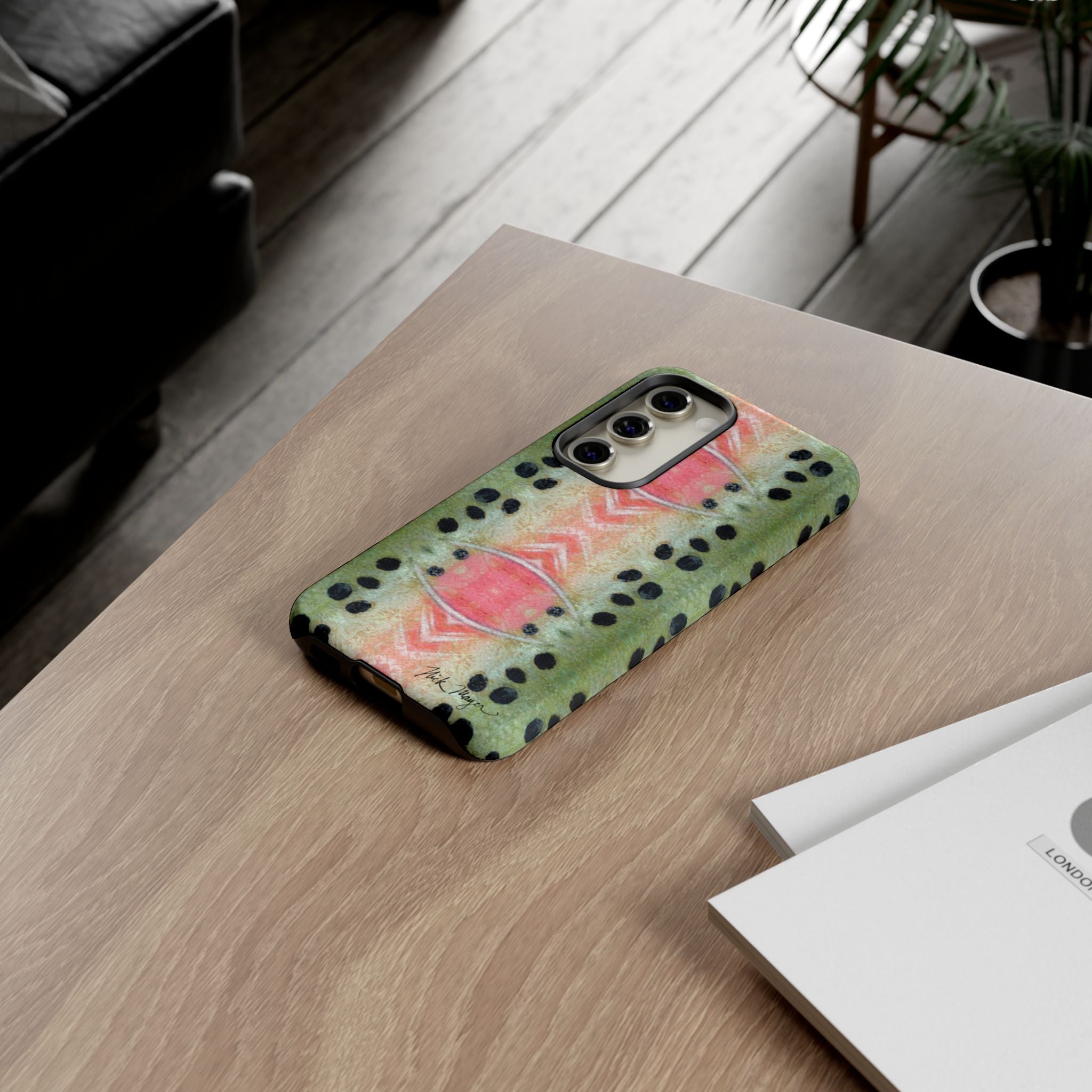Rainbow Trout Pattern Phone Case (Samsung) Printify