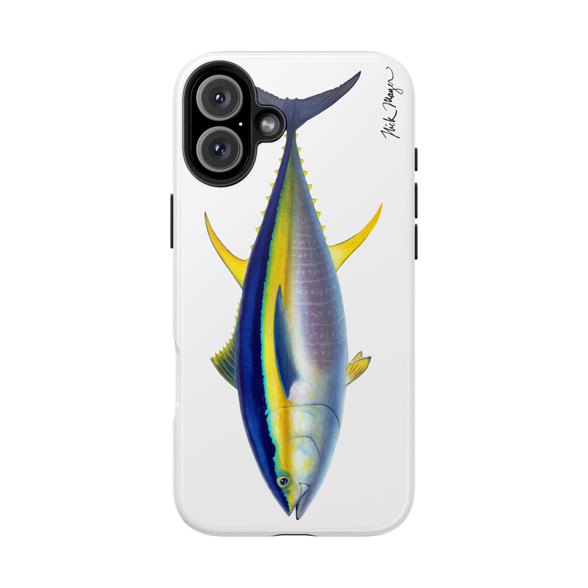 Yellowfin Tuna White Phone Case (iPhone) Printify