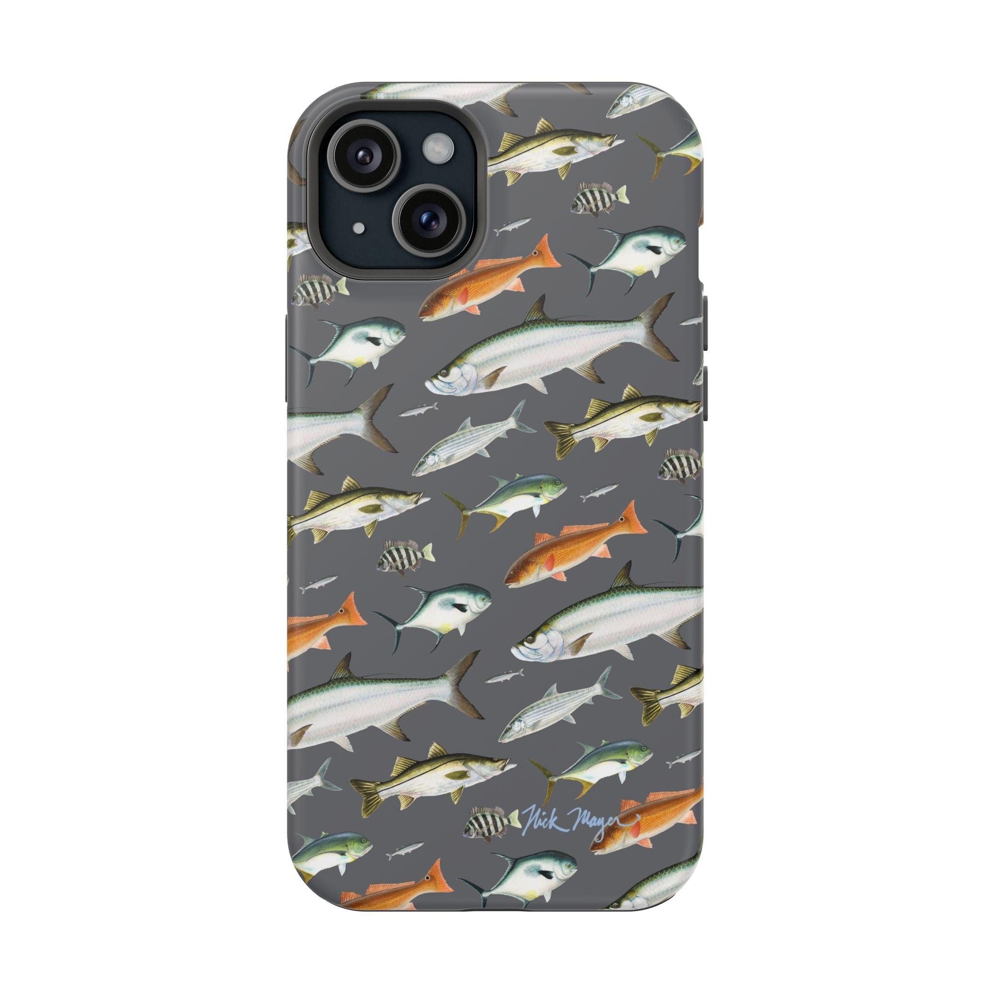 NEW Southern Fish Grey MagSafe iPhone Case