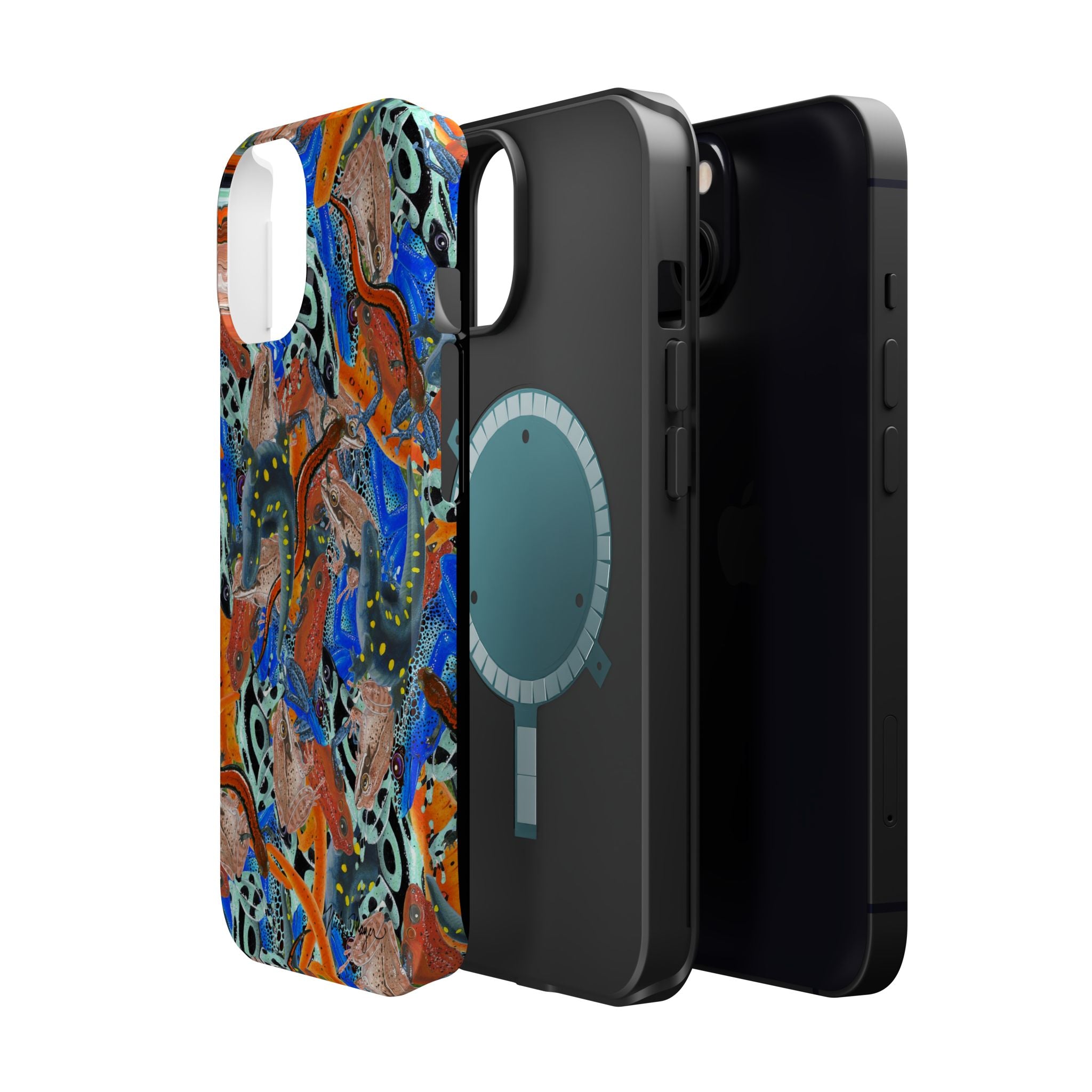 NEW Frogs and Salamanders MagSafe iPhone Case