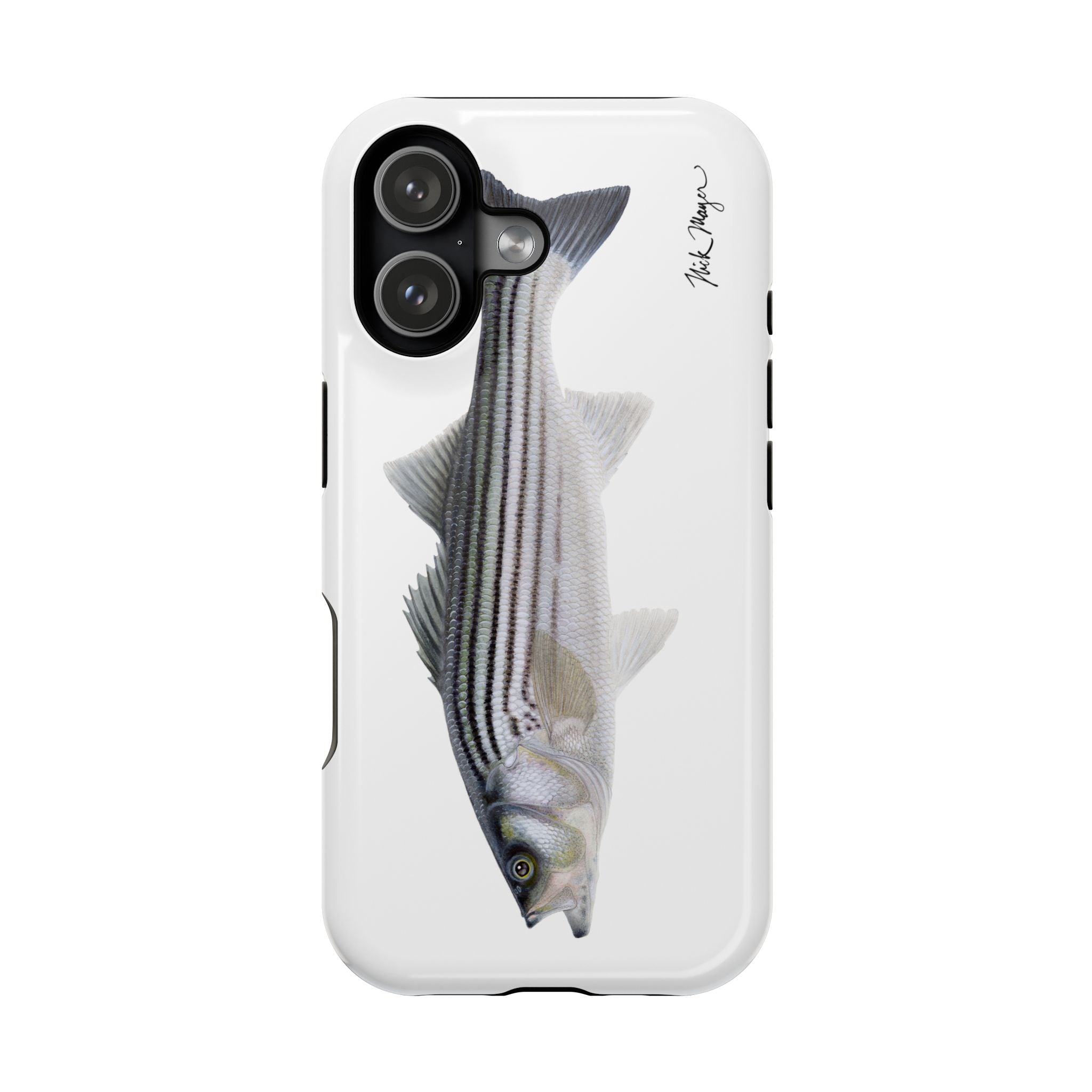 Schoolie Striper MagSafe White iPhone Case