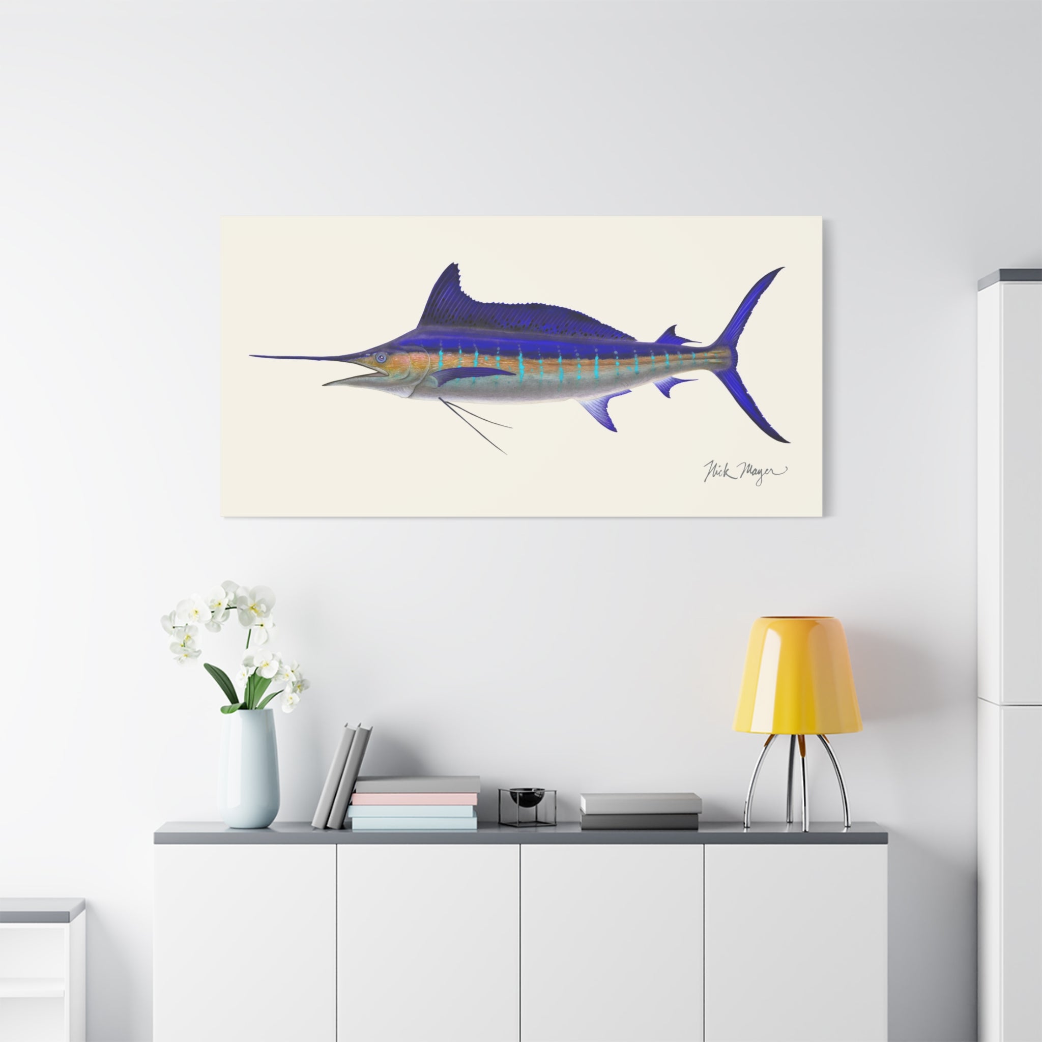 Striped Marlin Canvas Print
