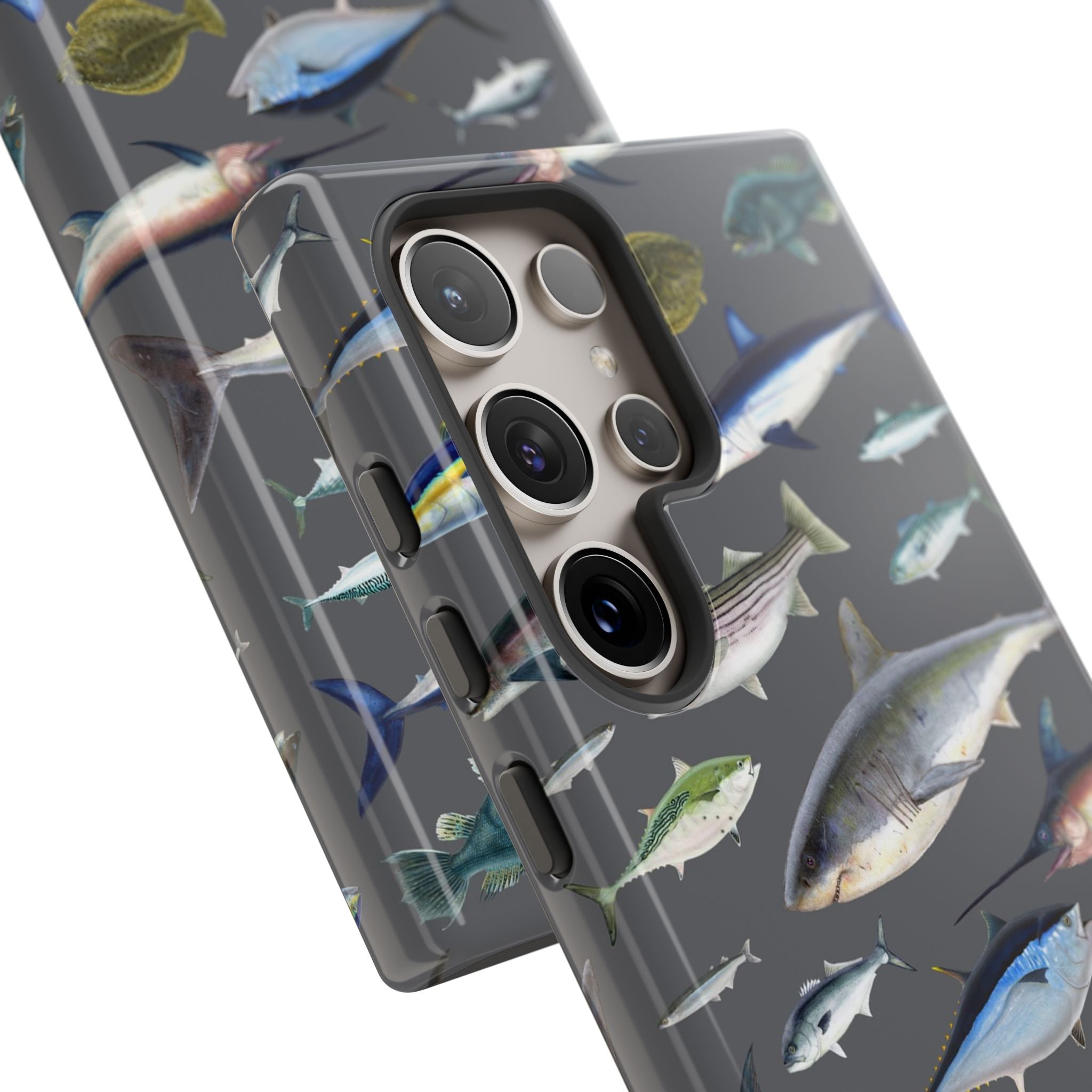 New England Offshore Fish Grey Phone Case, NEW!  (Samsung)