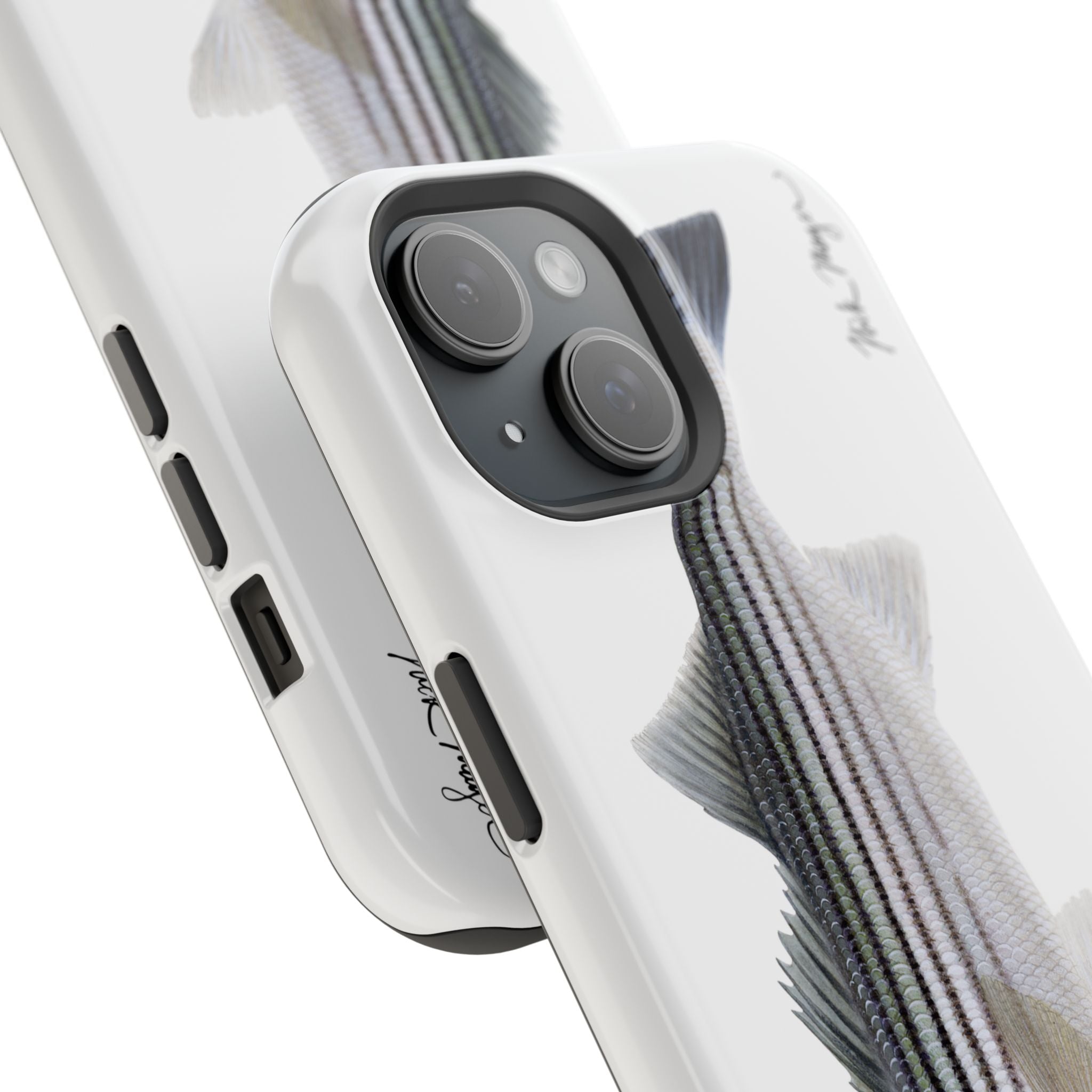 Schoolie Striper MagSafe White iPhone Case