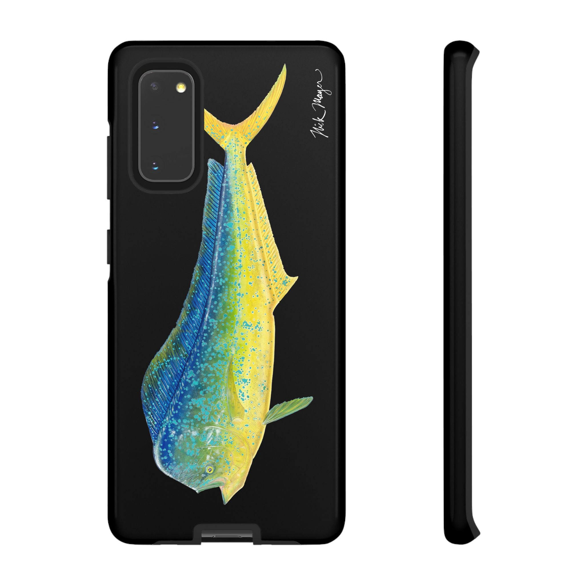 Bull Mahi Black Phone Case (Samsung) Printify