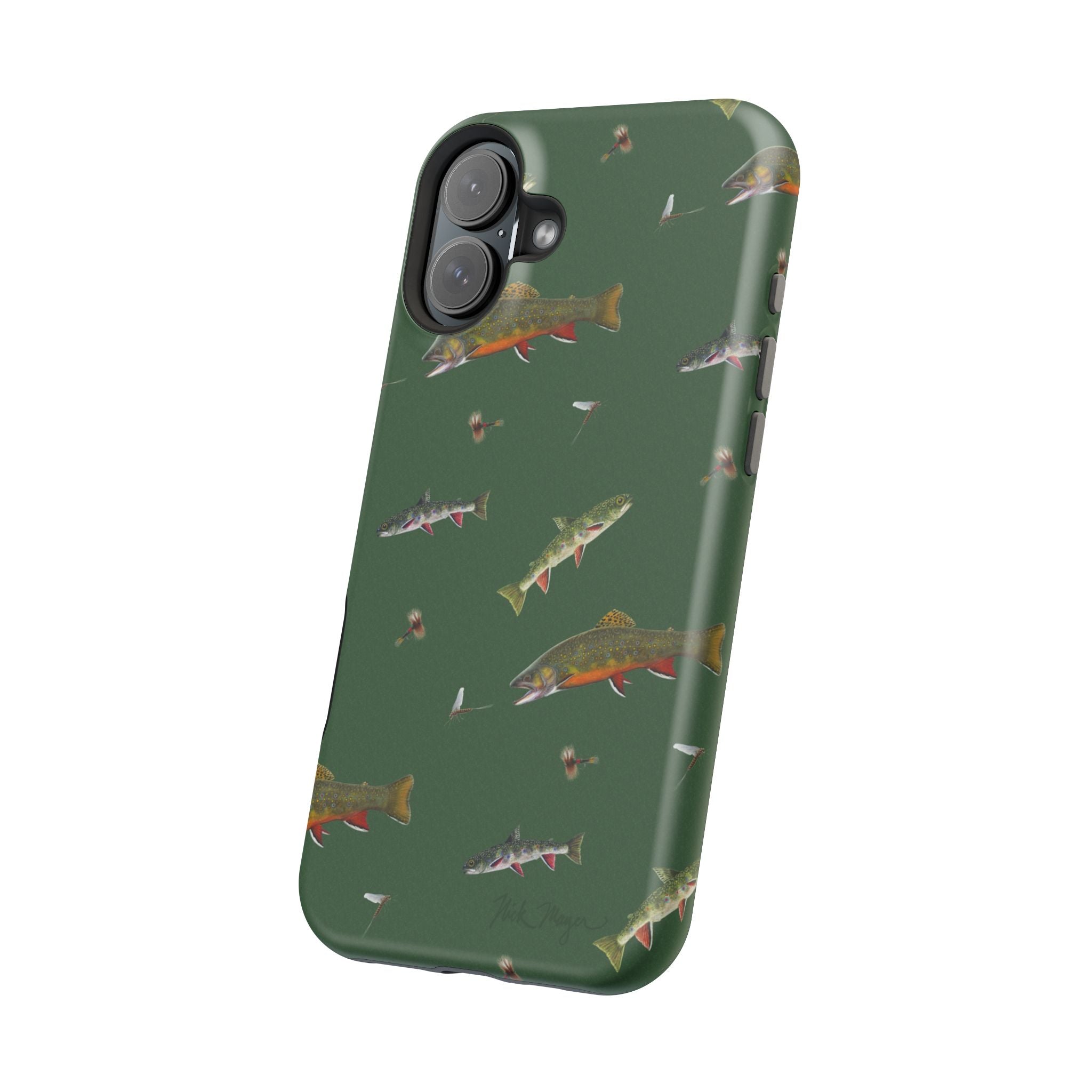 Trout and Flies MagSafe iPhone Case