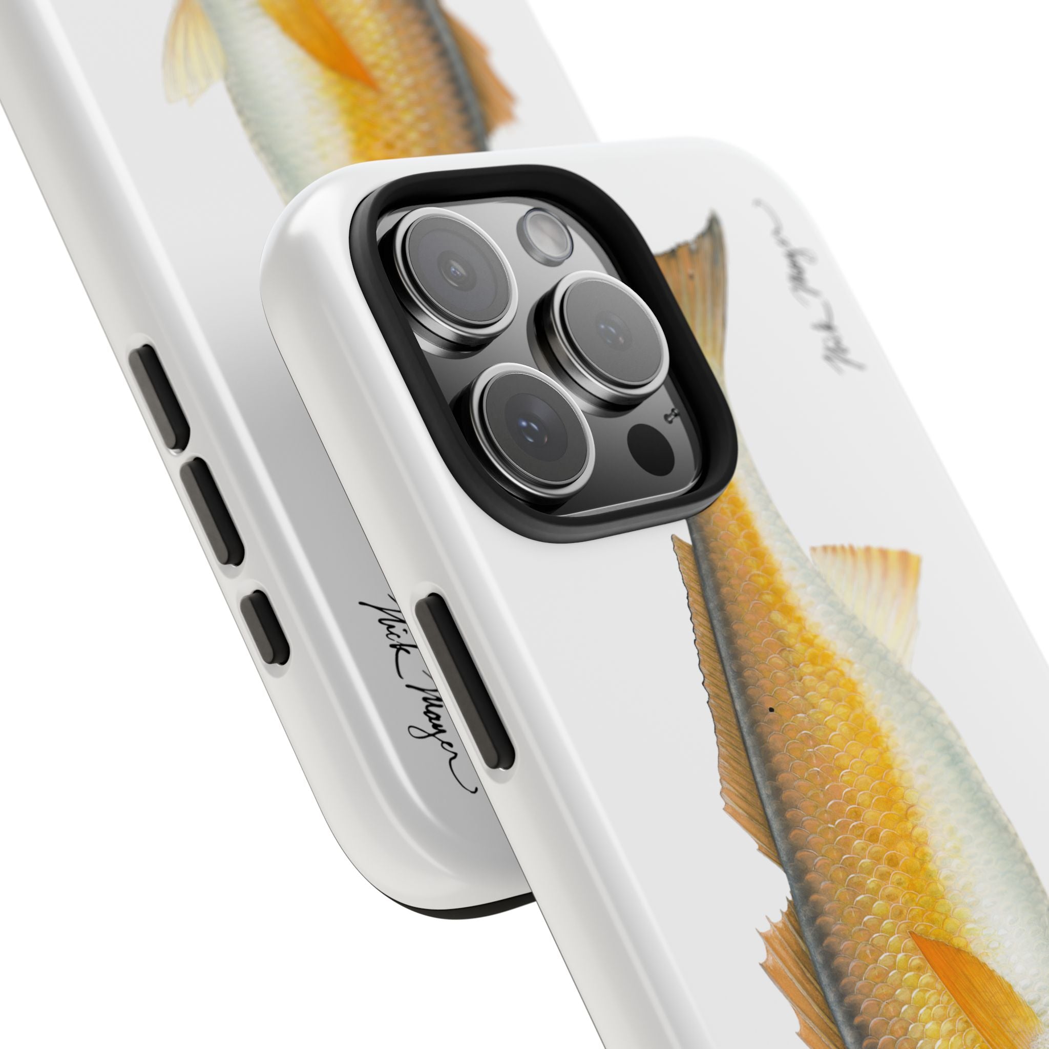 Bull Redfish White Phone Case (iPhone)