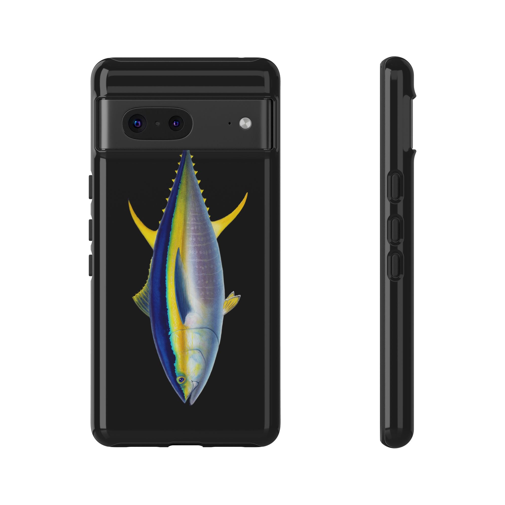 Yellowfin Tuna Black Phone Case (Samsung) Printify