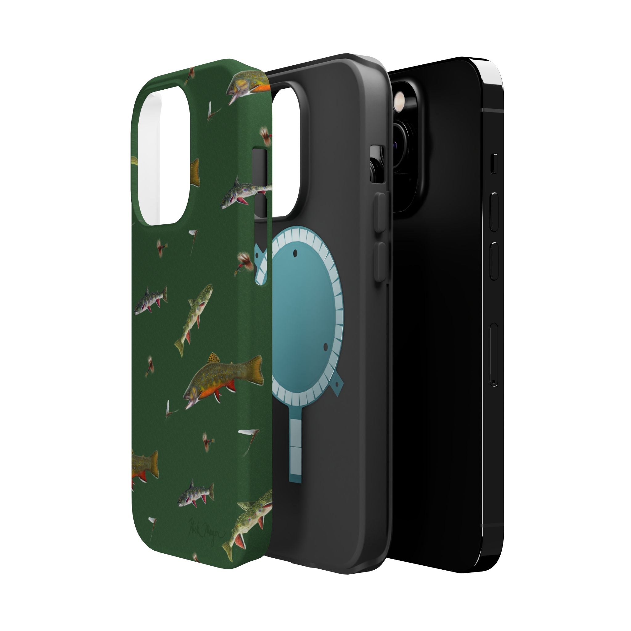 Trout and Flies MagSafe iPhone Case