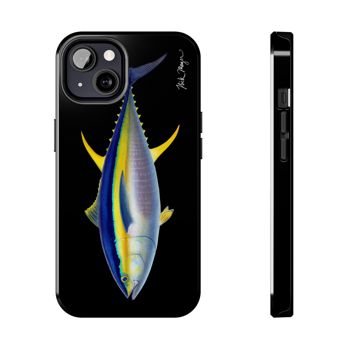 Yellowfin Tuna Black Phone Case (iPhone) Printify