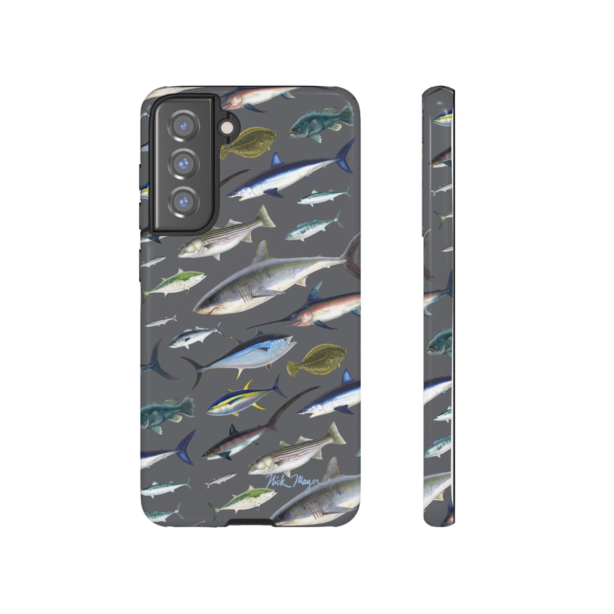 New England Offshore Fish Grey Phone Case, NEW!  (Samsung)