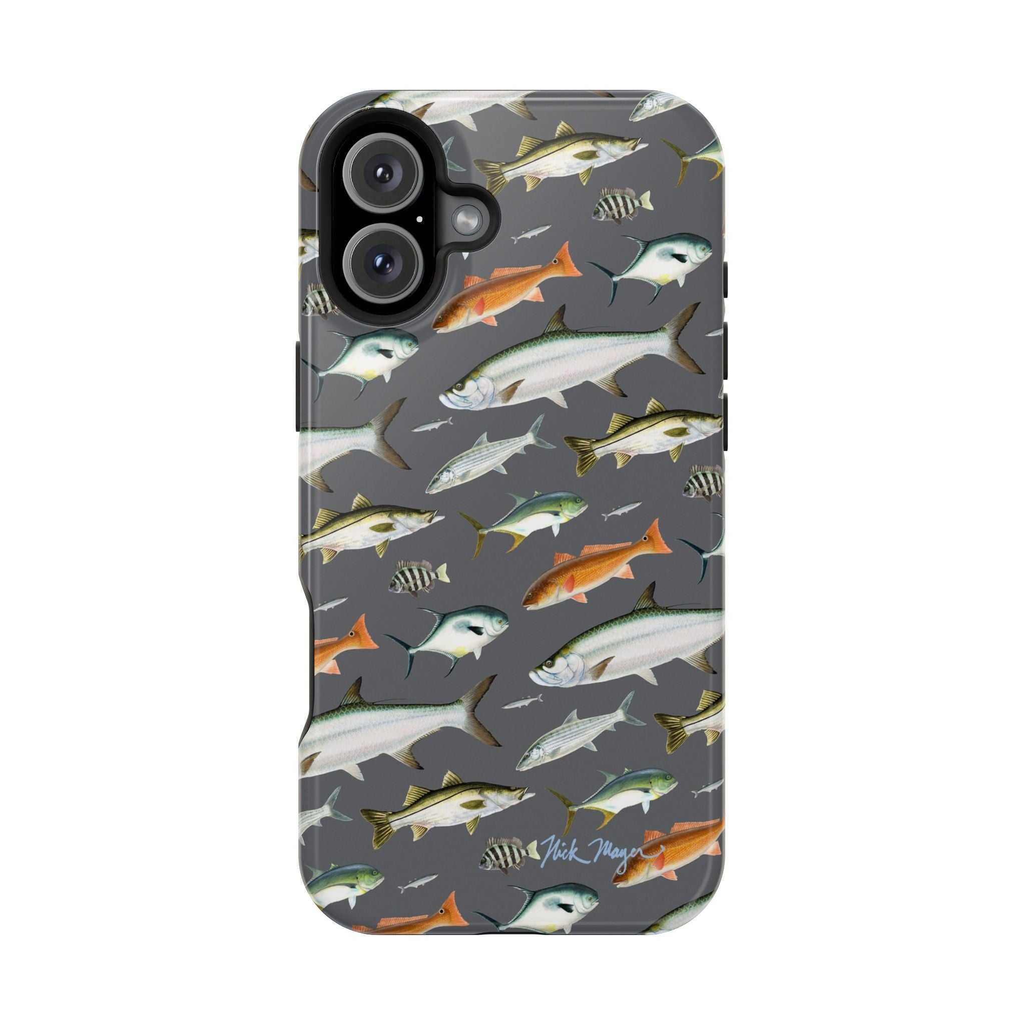 NEW Southern Fish Grey MagSafe iPhone Case