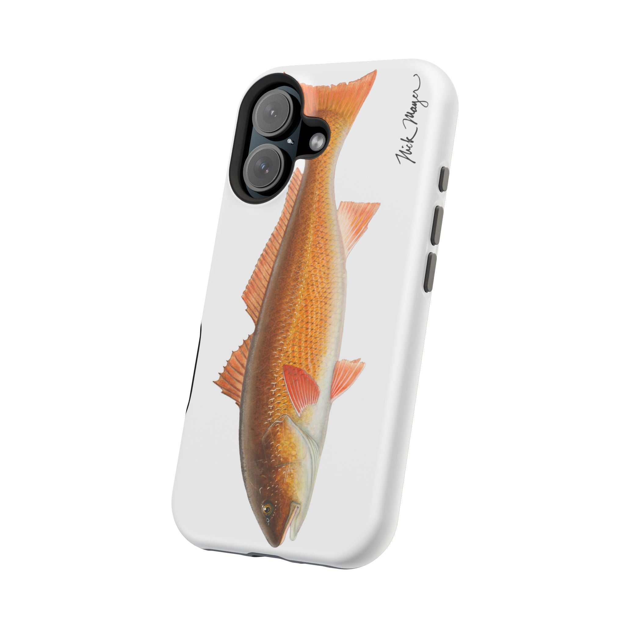 Redfish MagSafe White iPhone Case