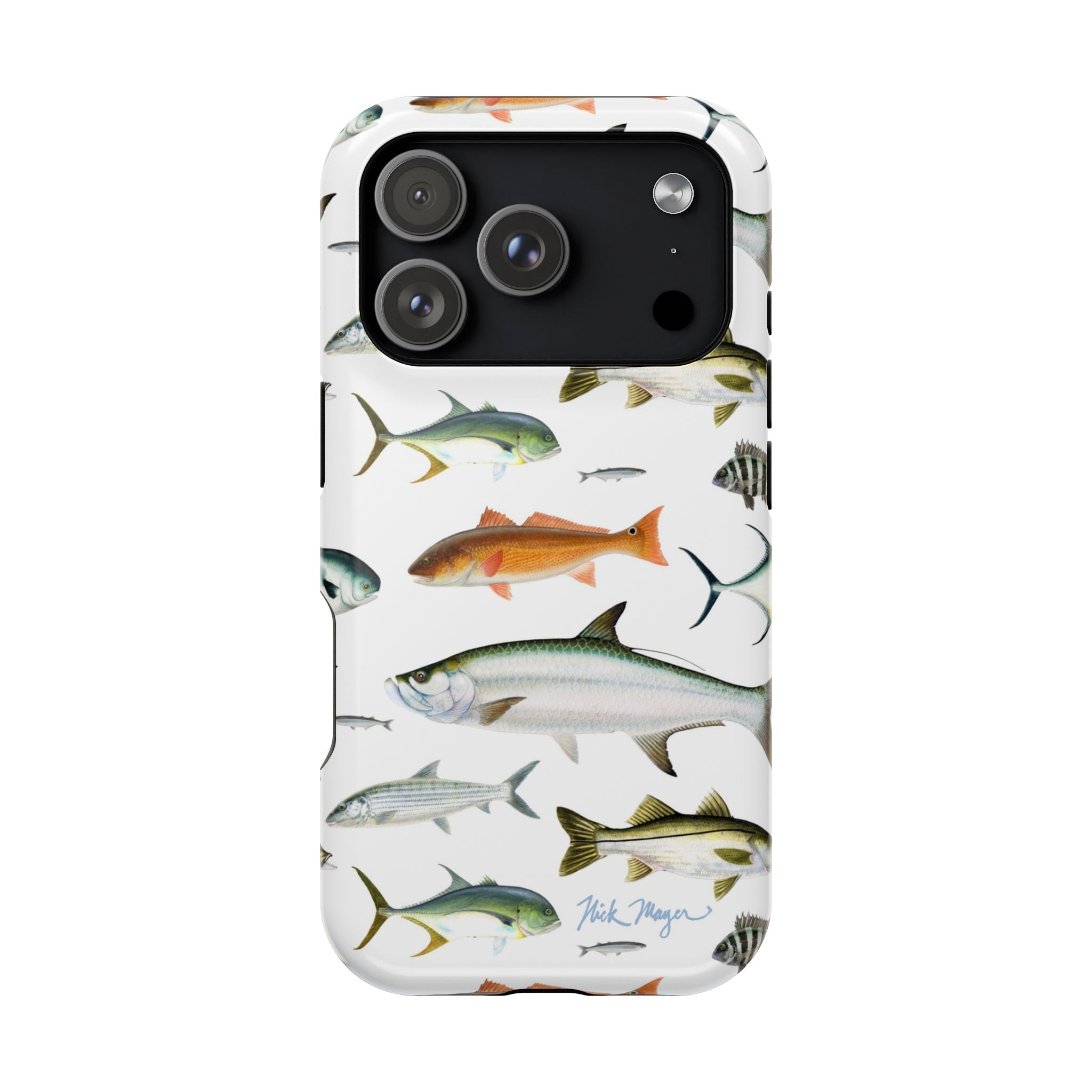Southern Fish White MagSafe iPhone Case