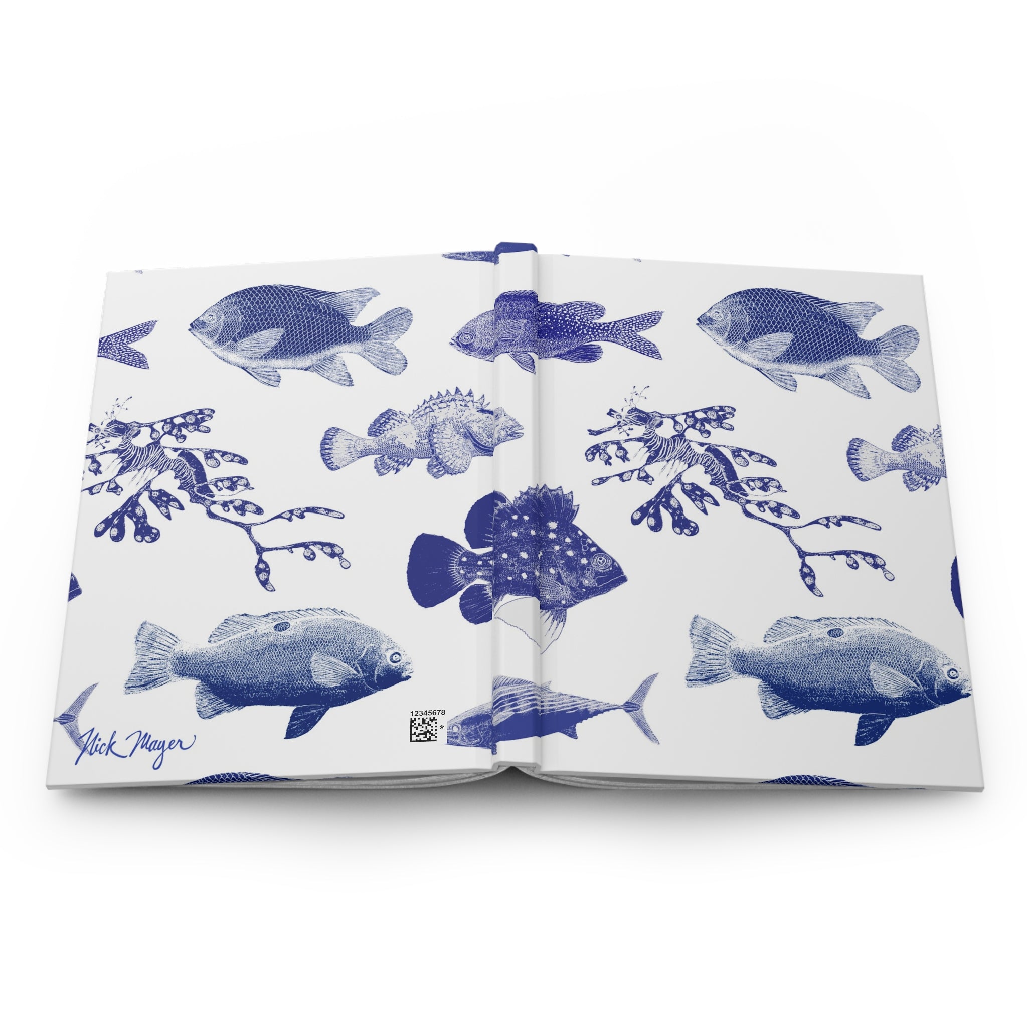 Ocean Stamps Hardcover Journal/ Notebook