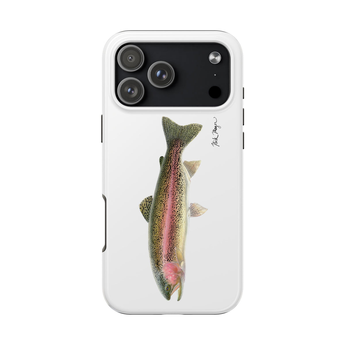 Rainbow Trout White Phone Case (iPhone) Printify