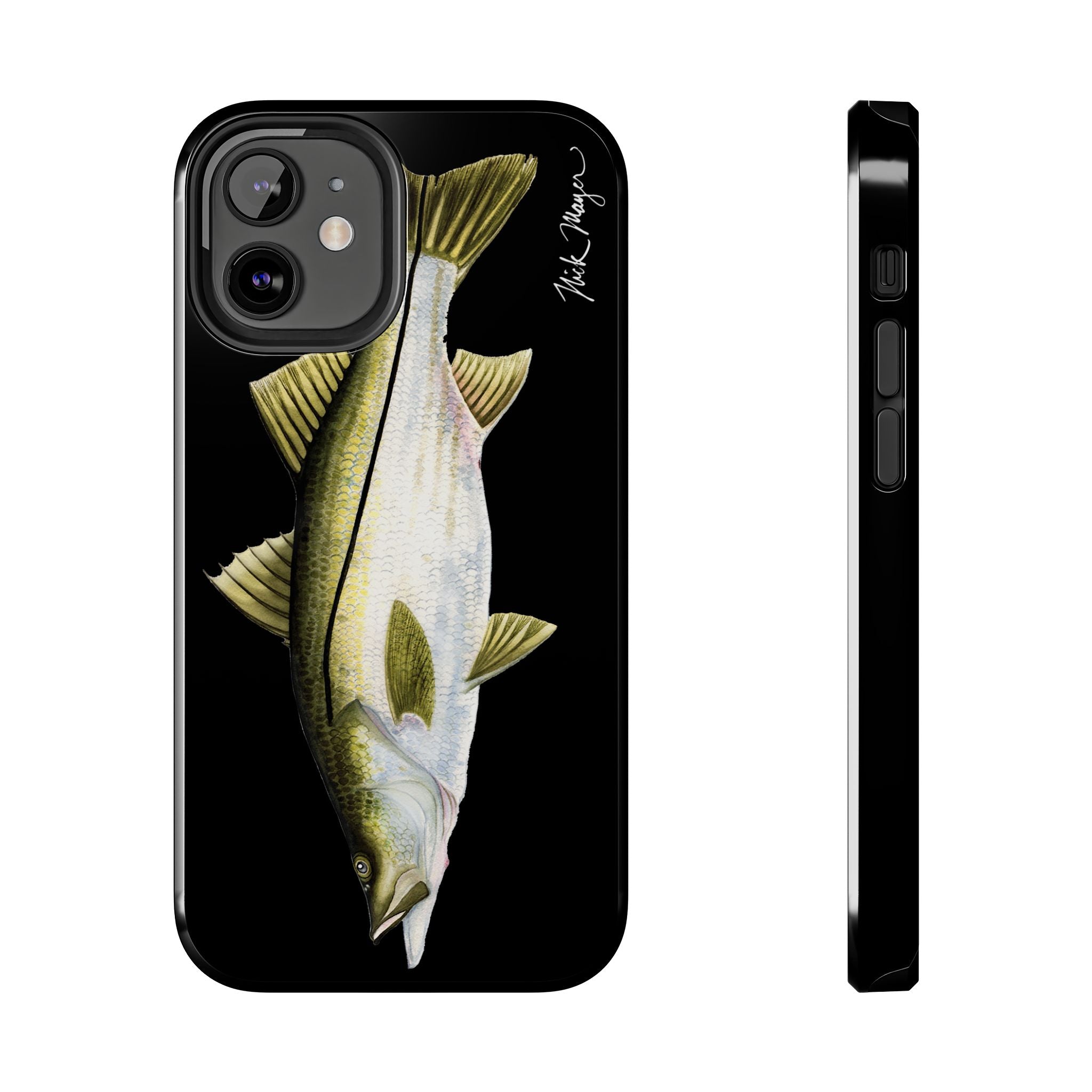 Snook Black Phone Case (iPhone)