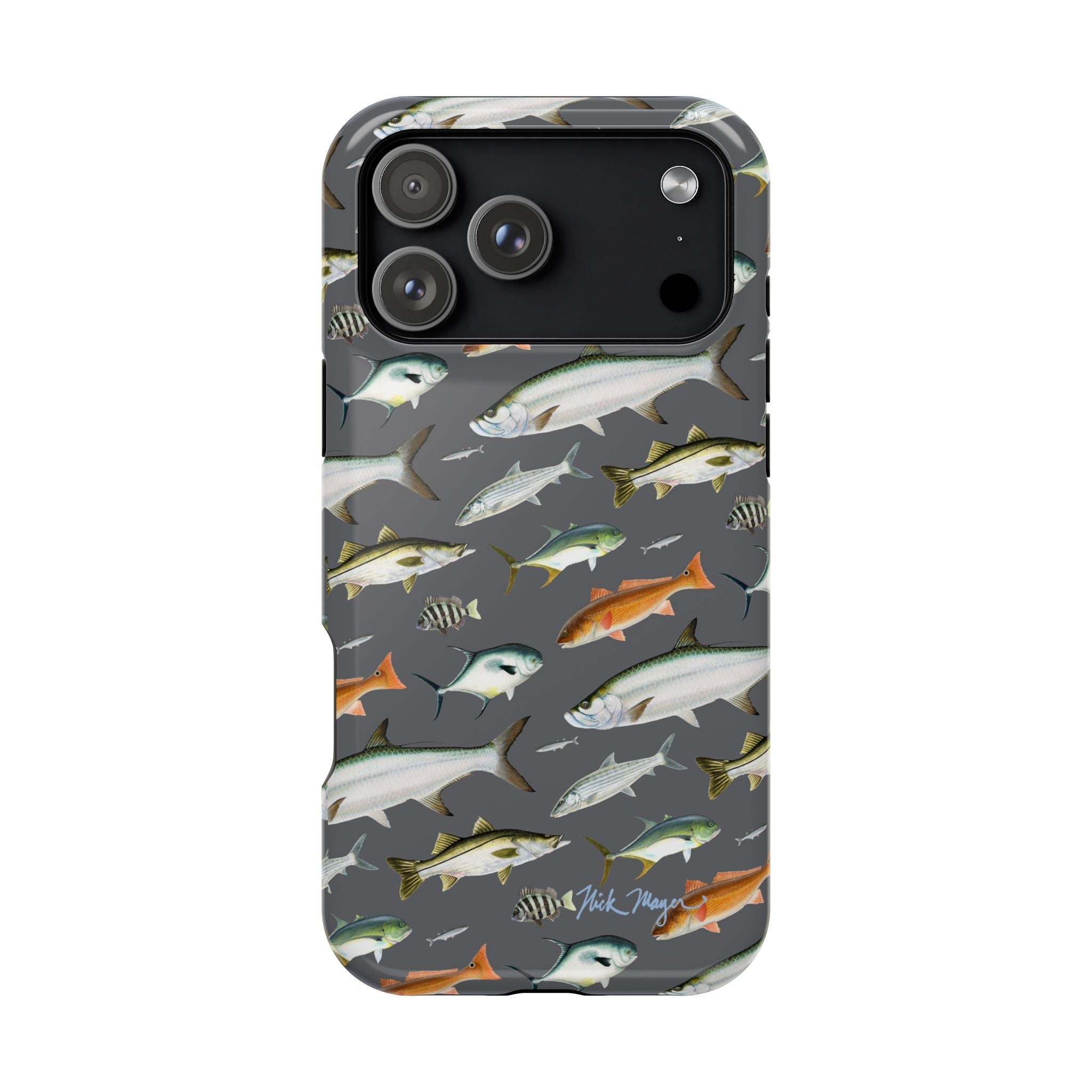 Southern Fish Grey MagSafe iPhone Case