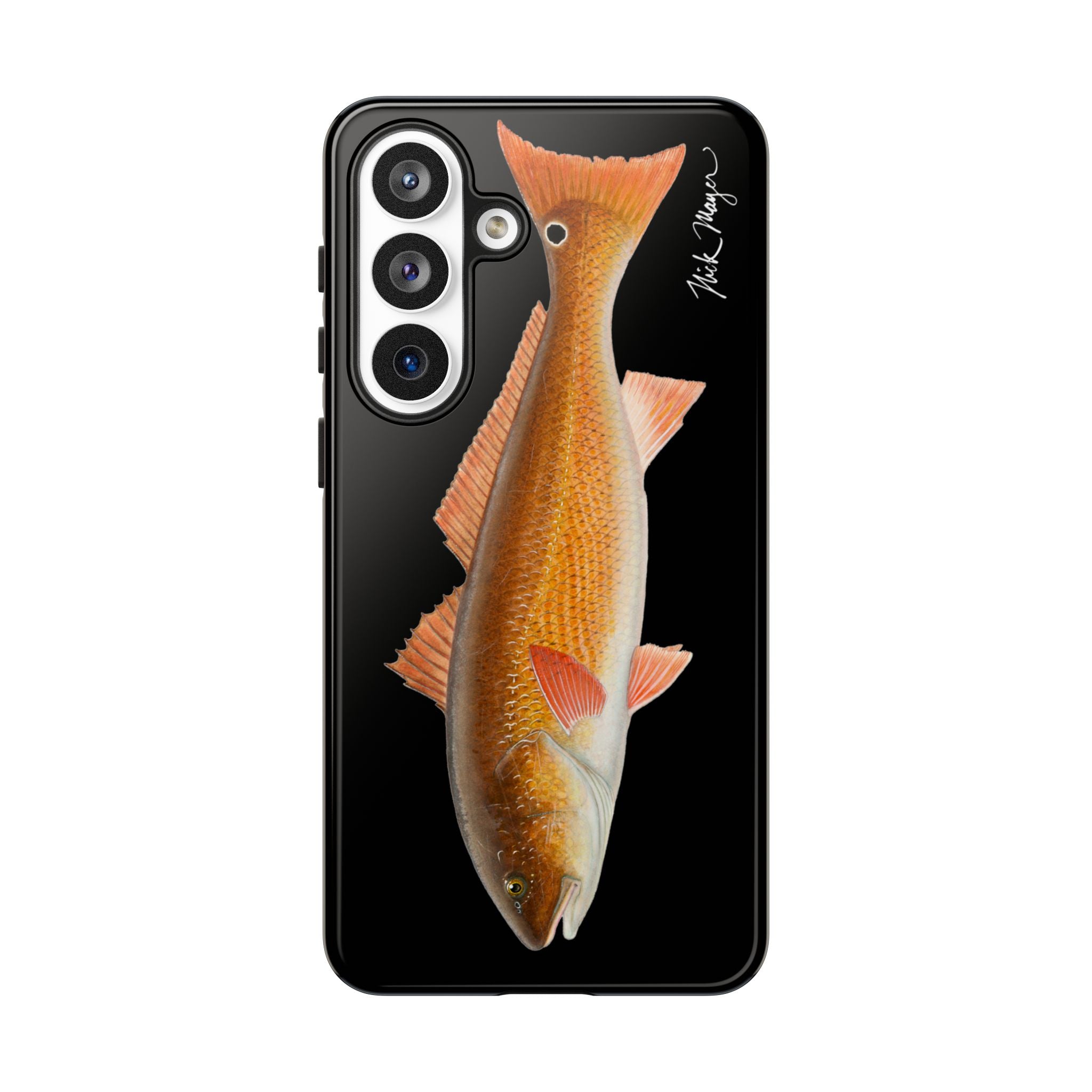 Redfish Black Phone Case (Samsung) Printify