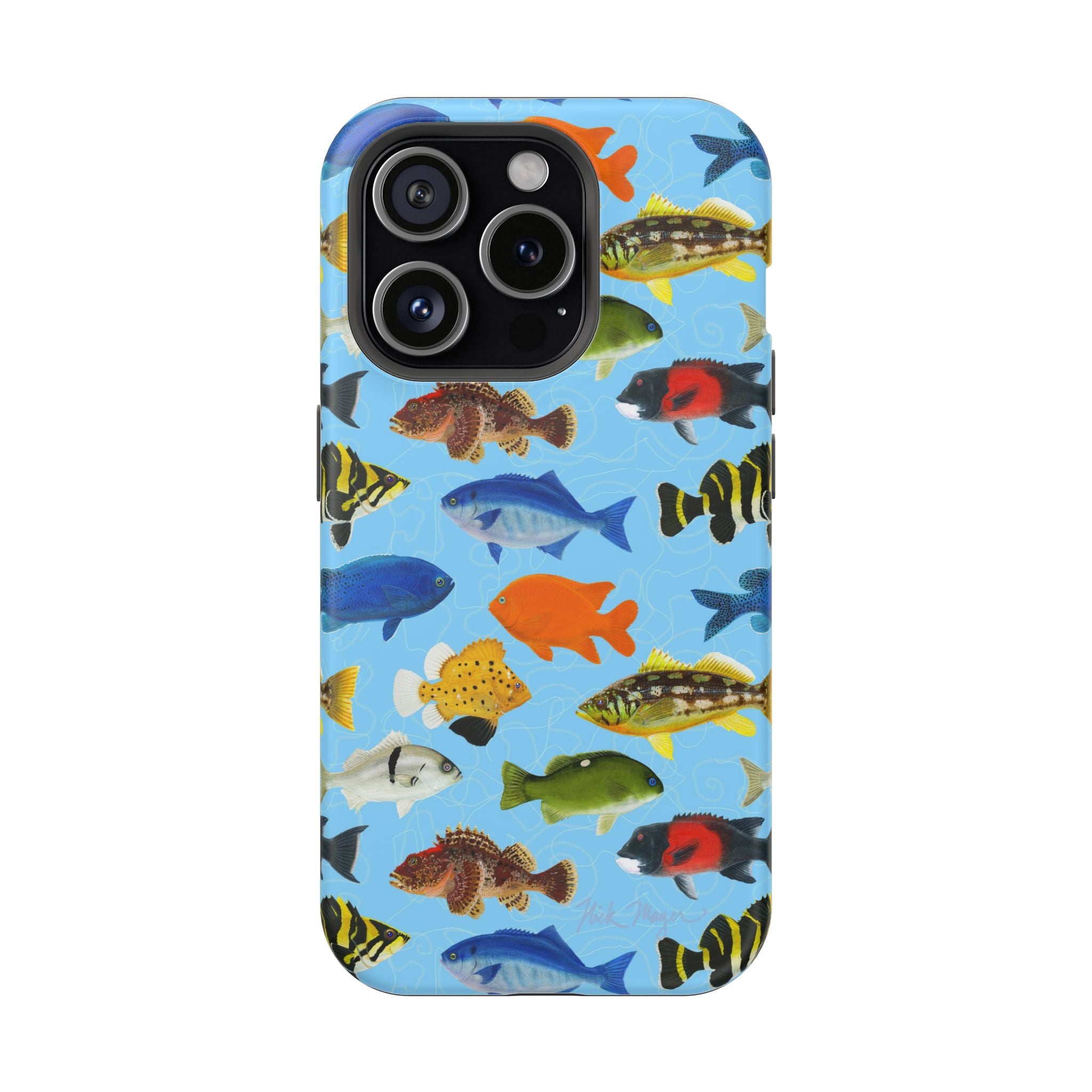 NEW California Fish Blue MagSafe iPhone Case