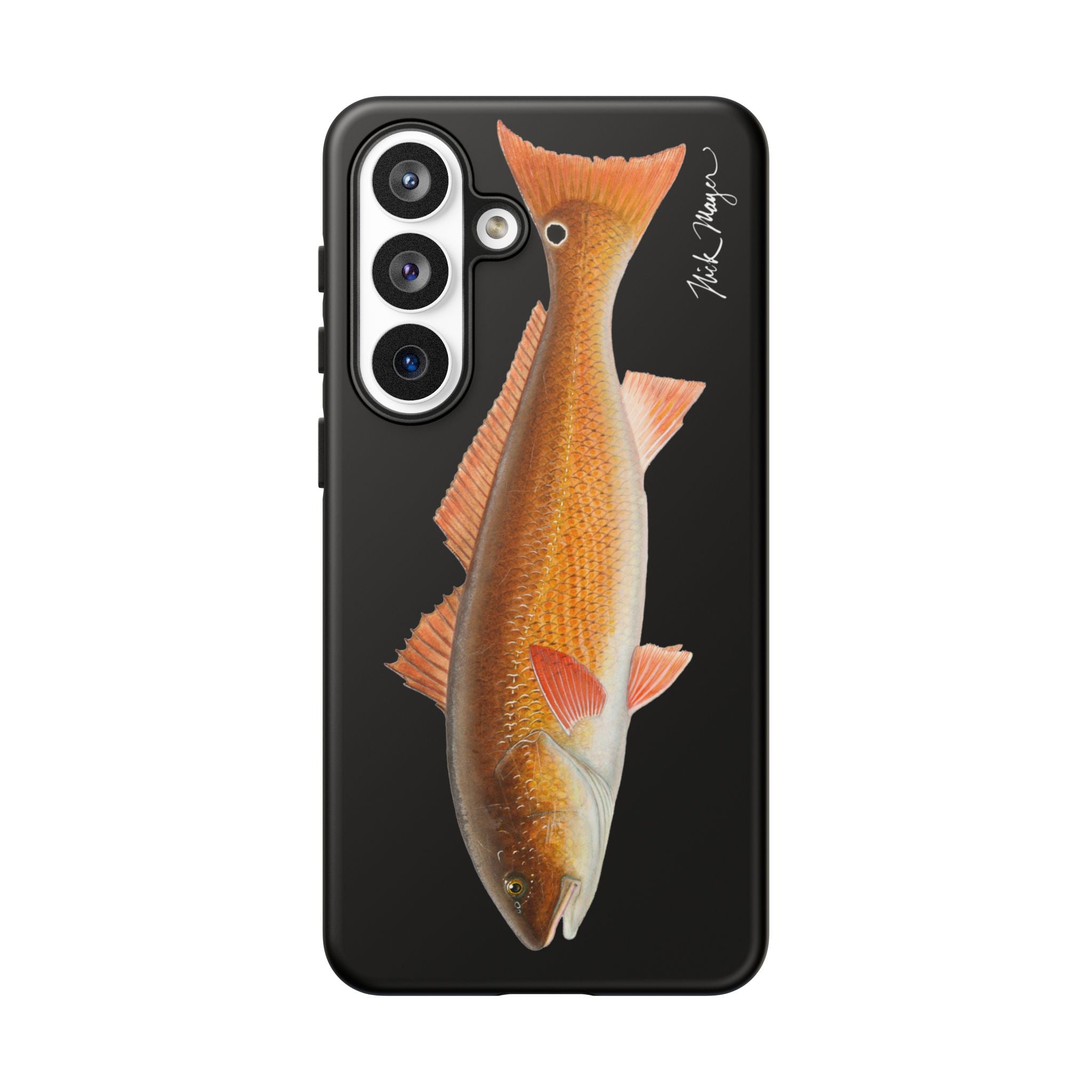 Redfish Black Phone Case (Samsung) Printify