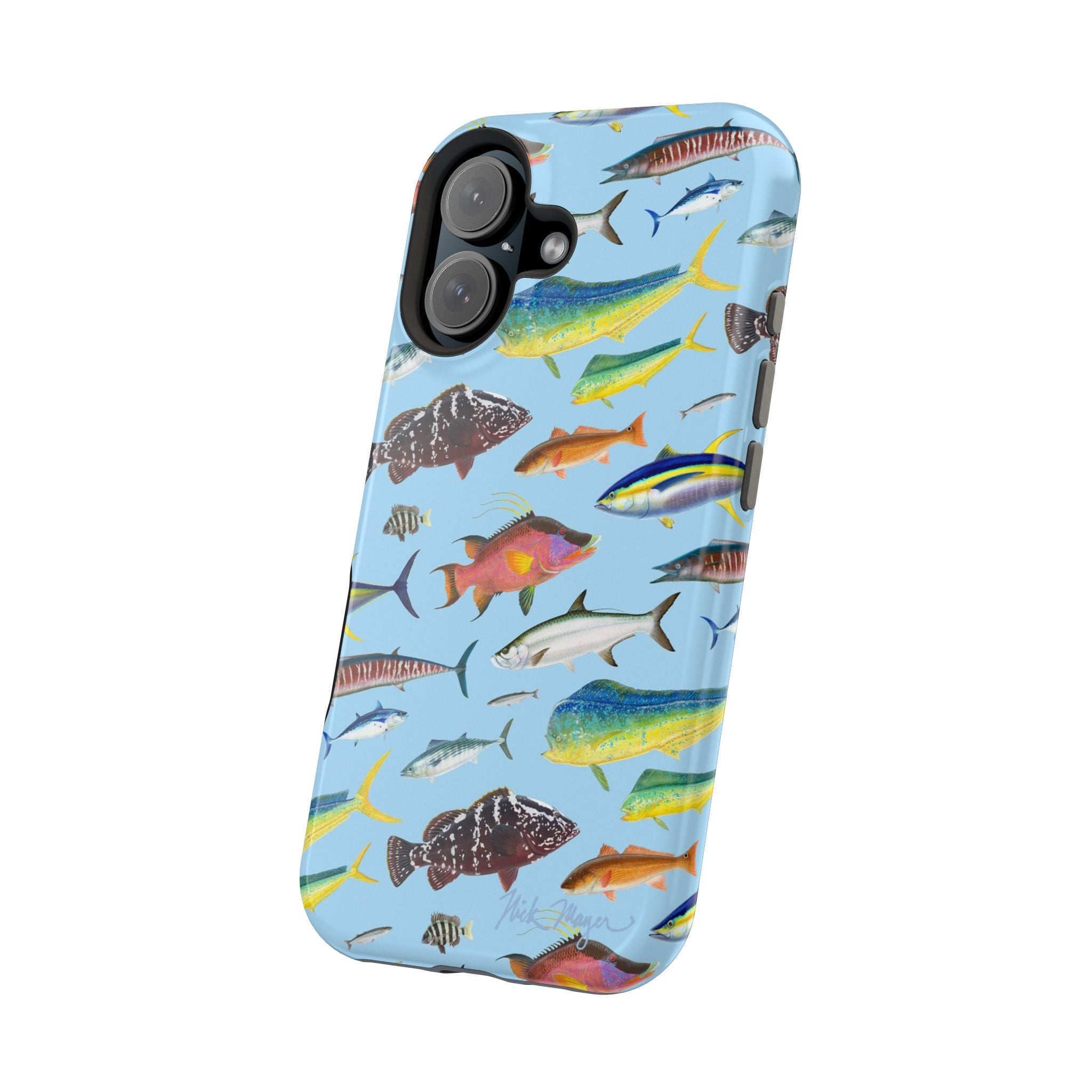Southern Offshore Fish Blue MagSafe iPhone Case