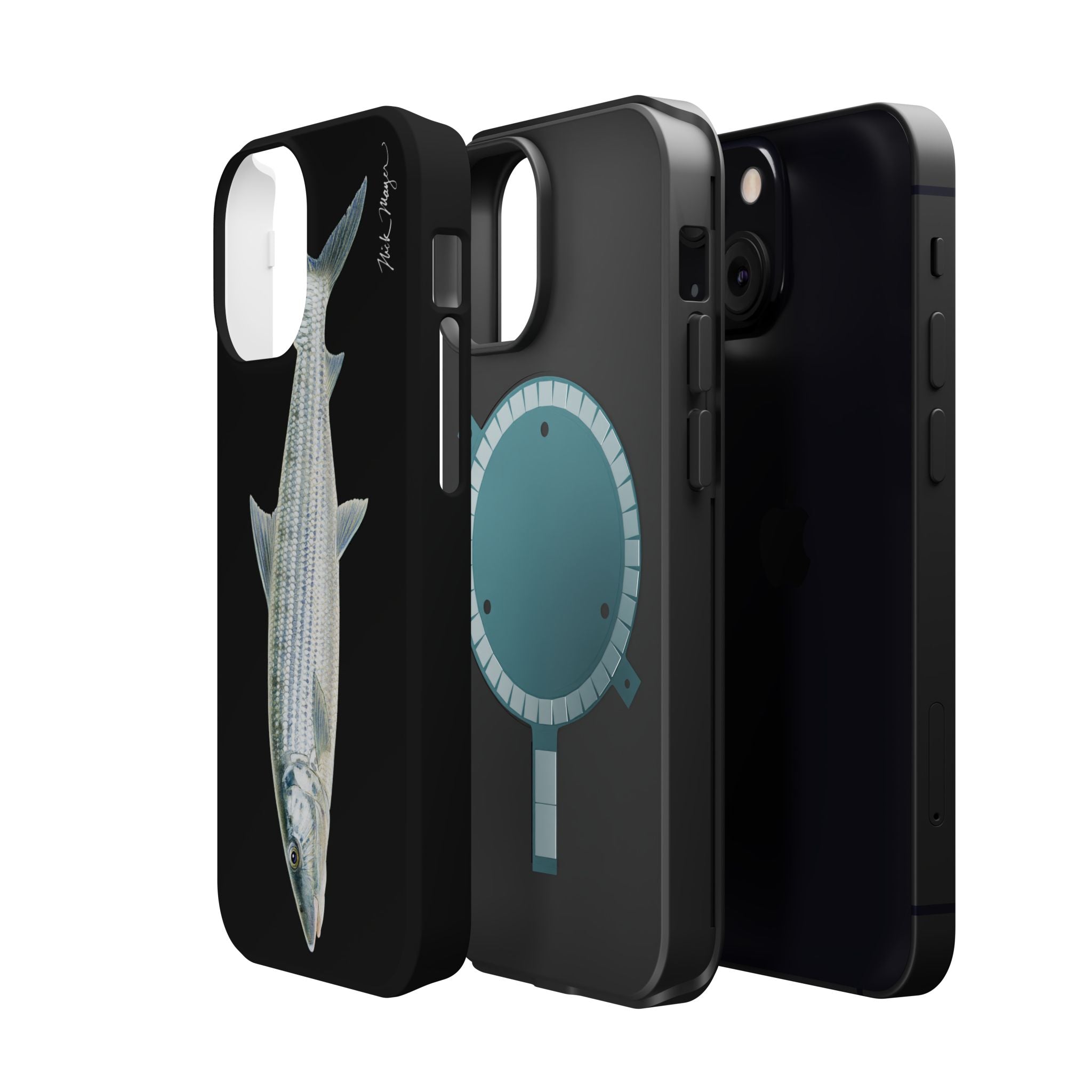 Bonefish MagSafe Black iPhone Case