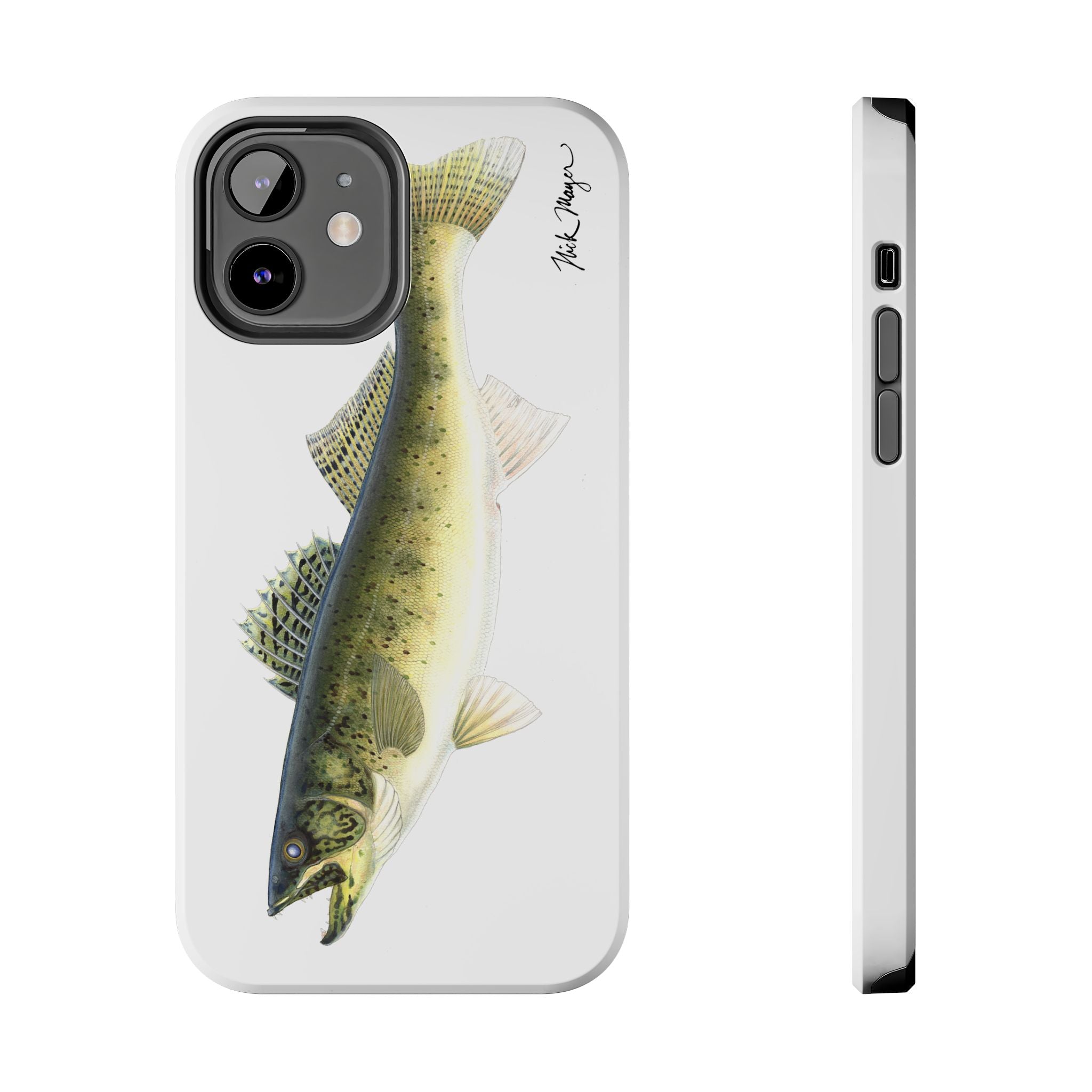 Walleye White Phone Case (iPhone)